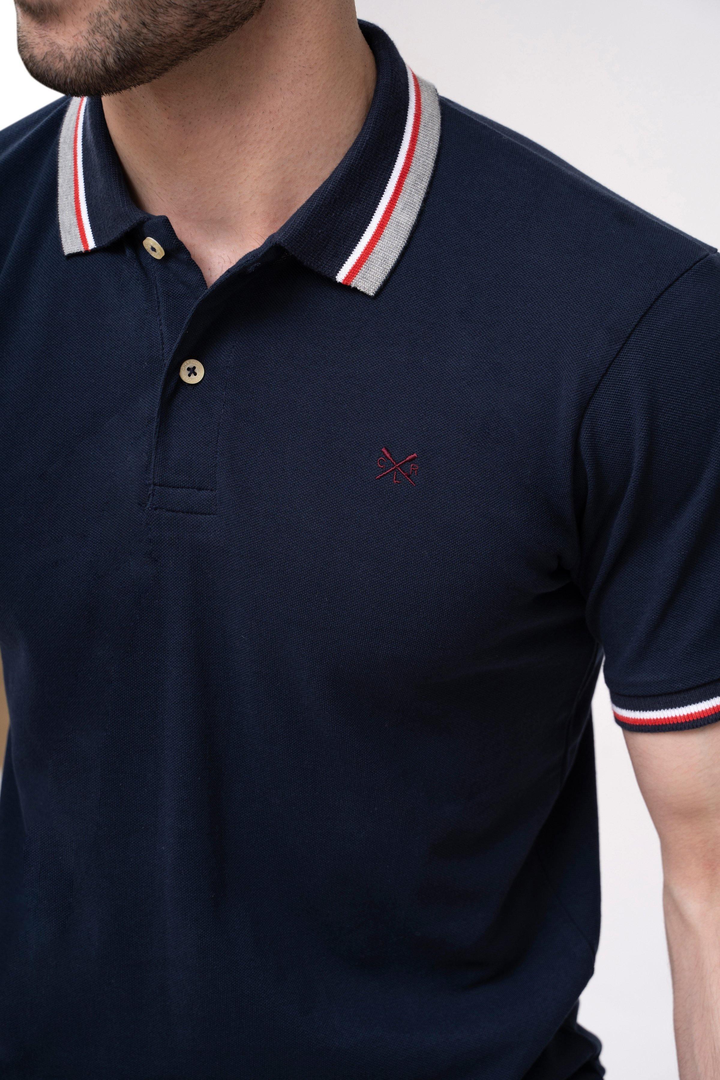 POLO SHIRT NAVY at Charcoal Clothing