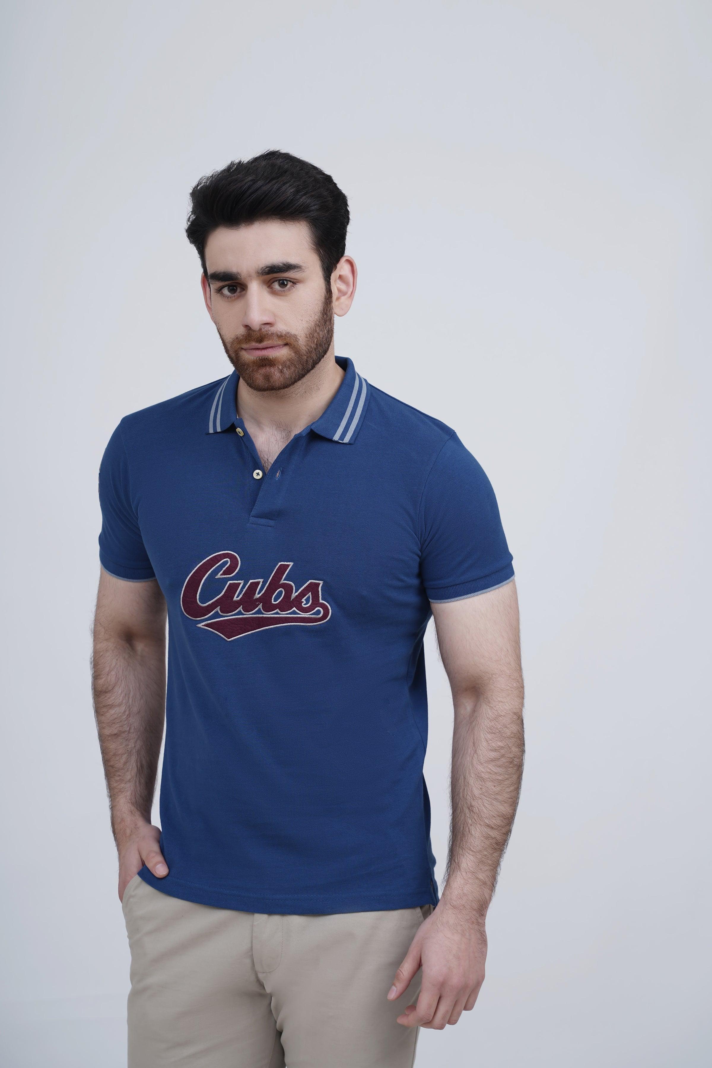 POLO SHIRT ROYAL BLUE at Charcoal Clothing