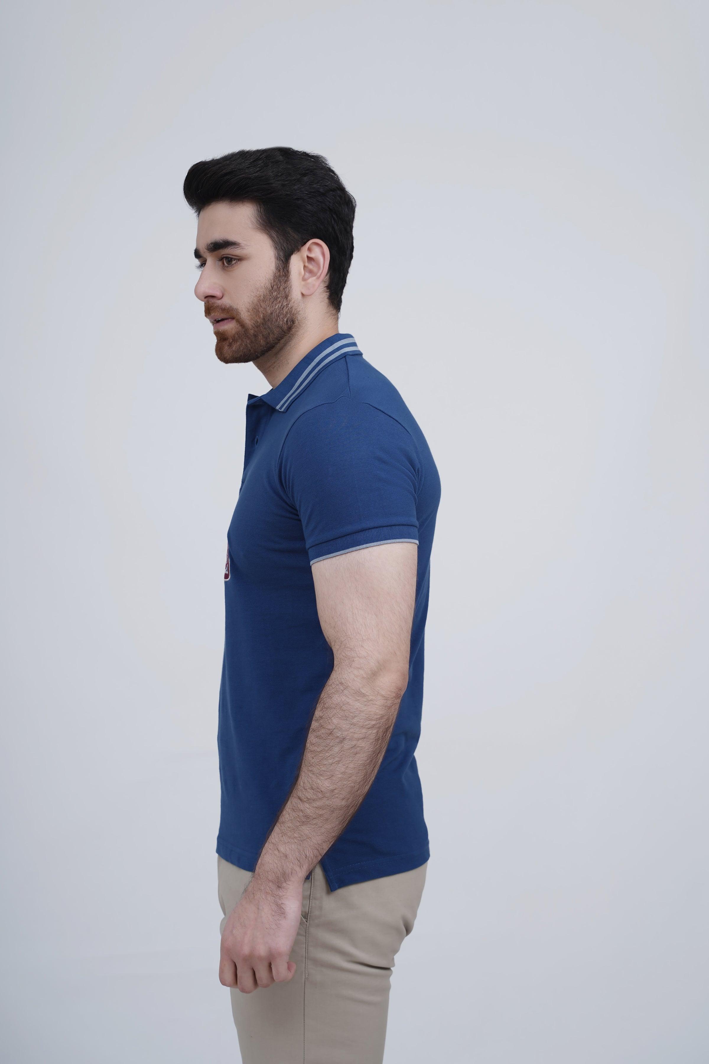 POLO SHIRT ROYAL BLUE at Charcoal Clothing