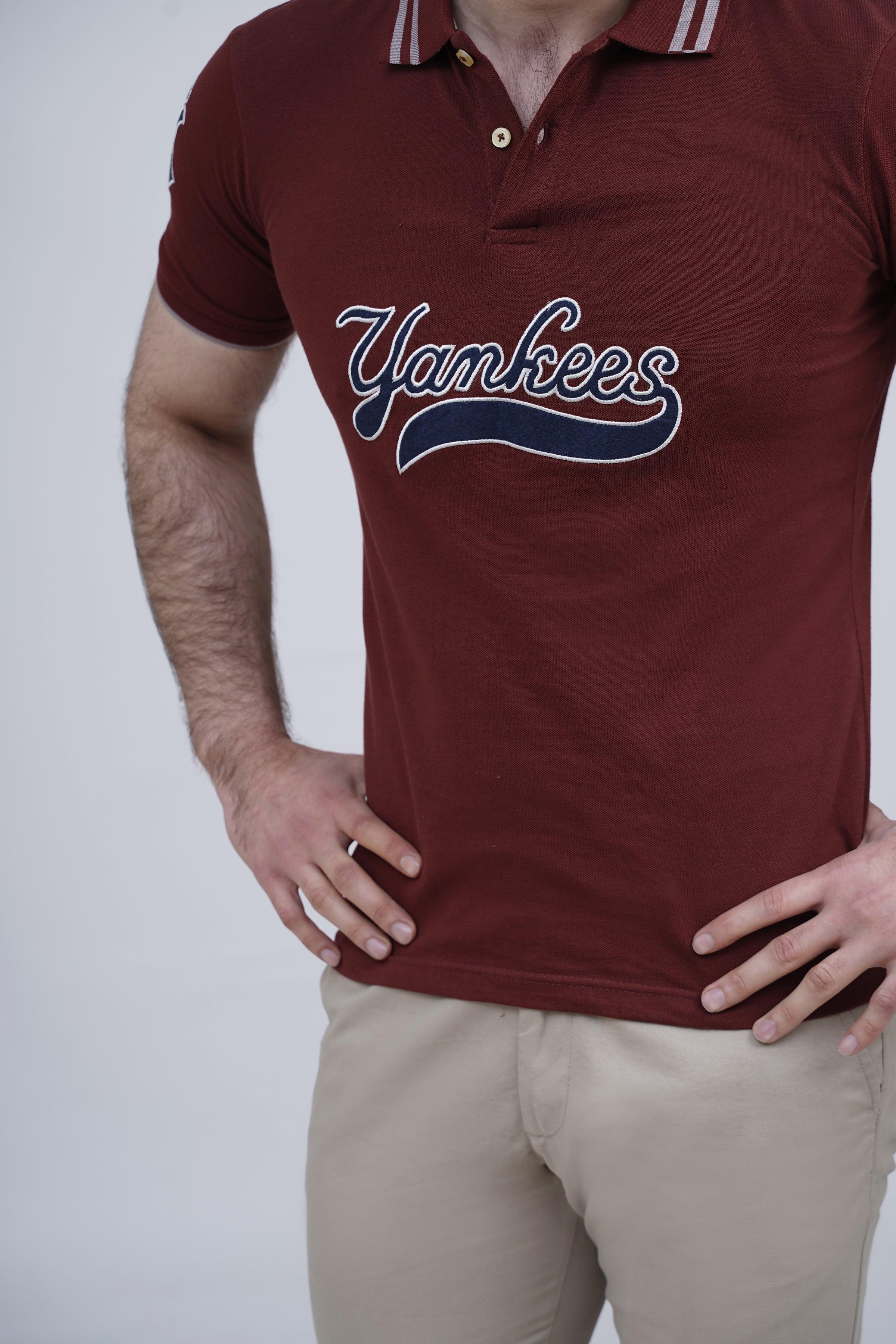 POLO SHIRT RUST at Charcoal Clothing