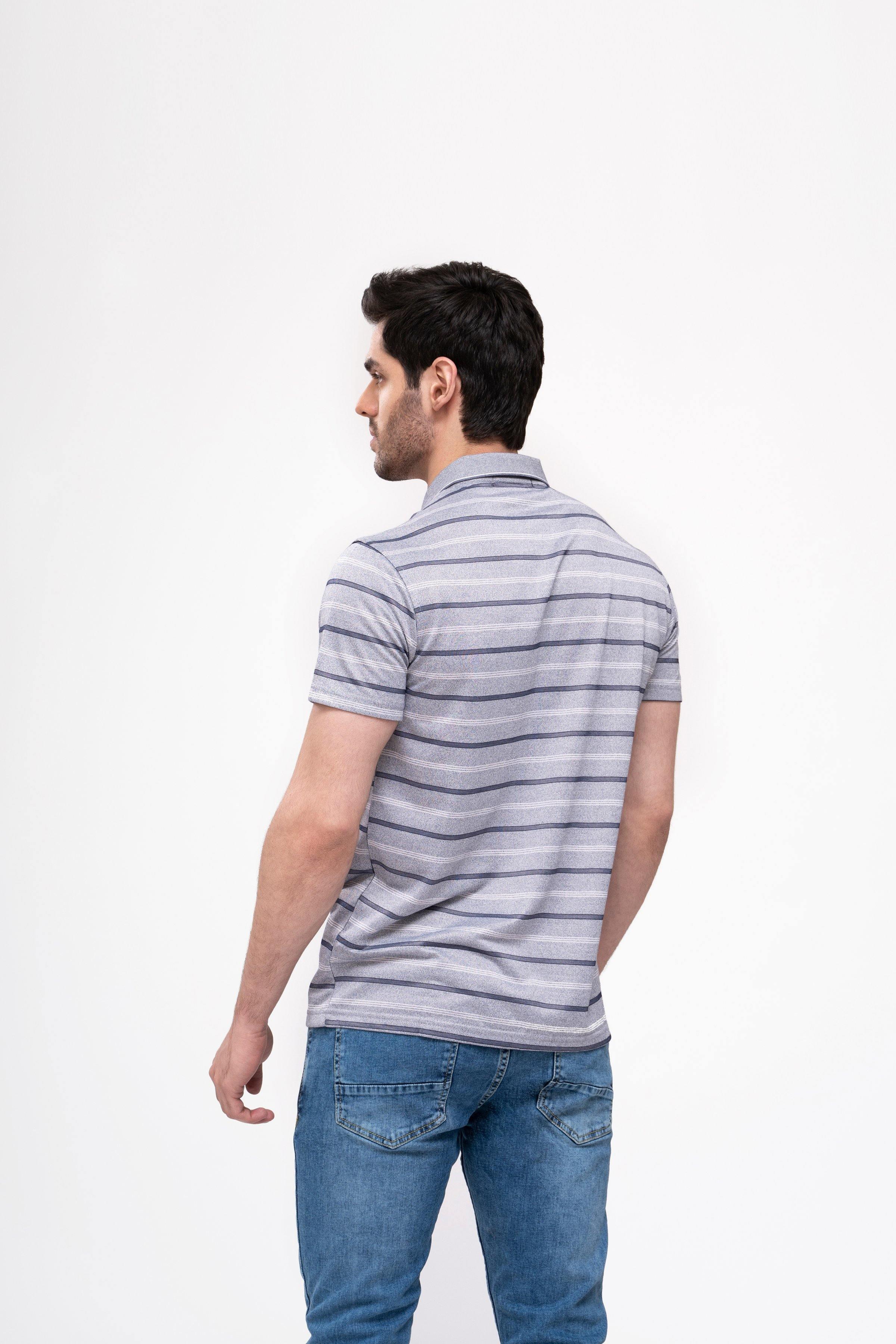 POLO SHIRT SKY BLUE at Charcoal Clothing