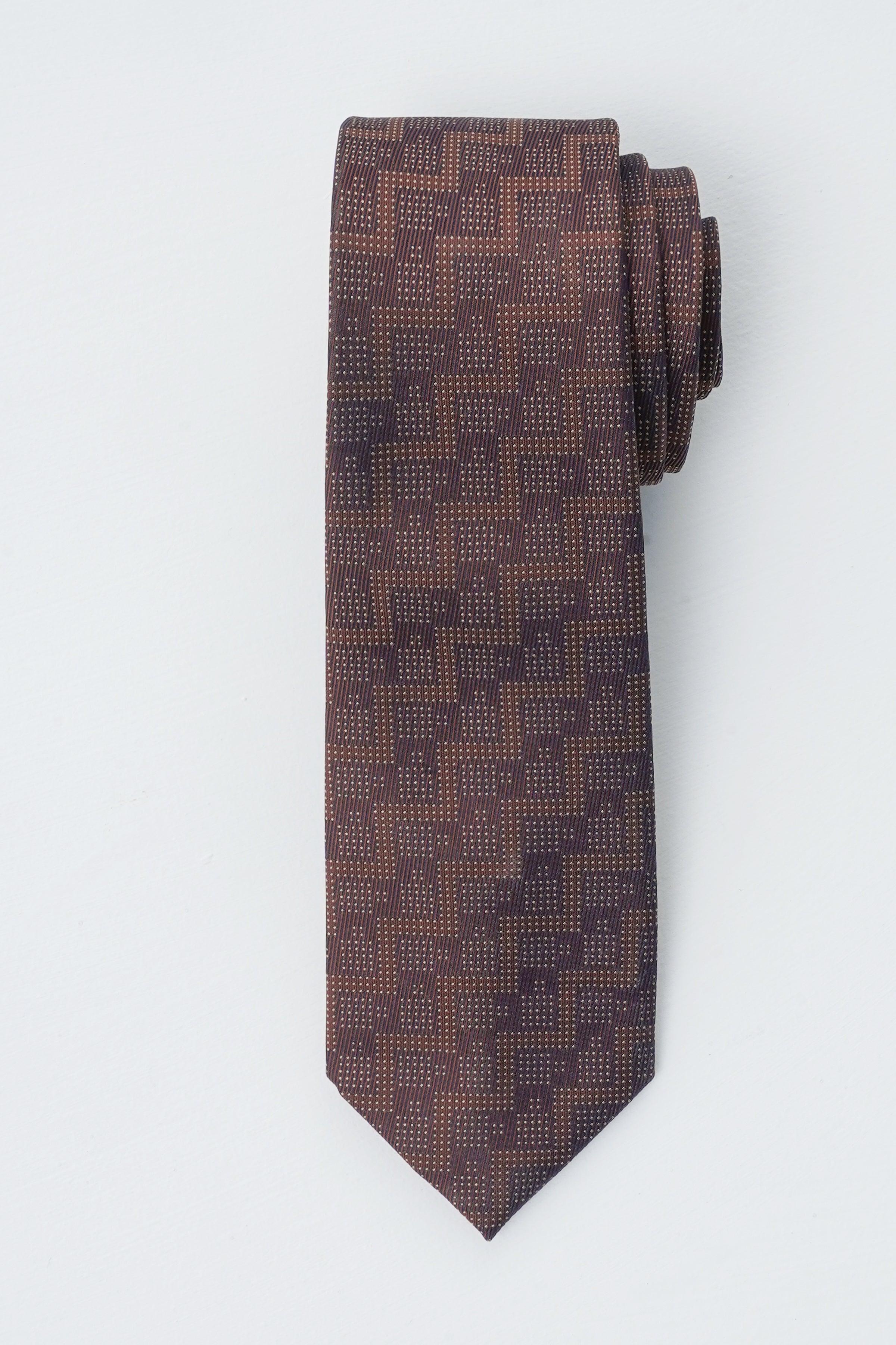 POLY SILK TIE at Charcoal Clothing