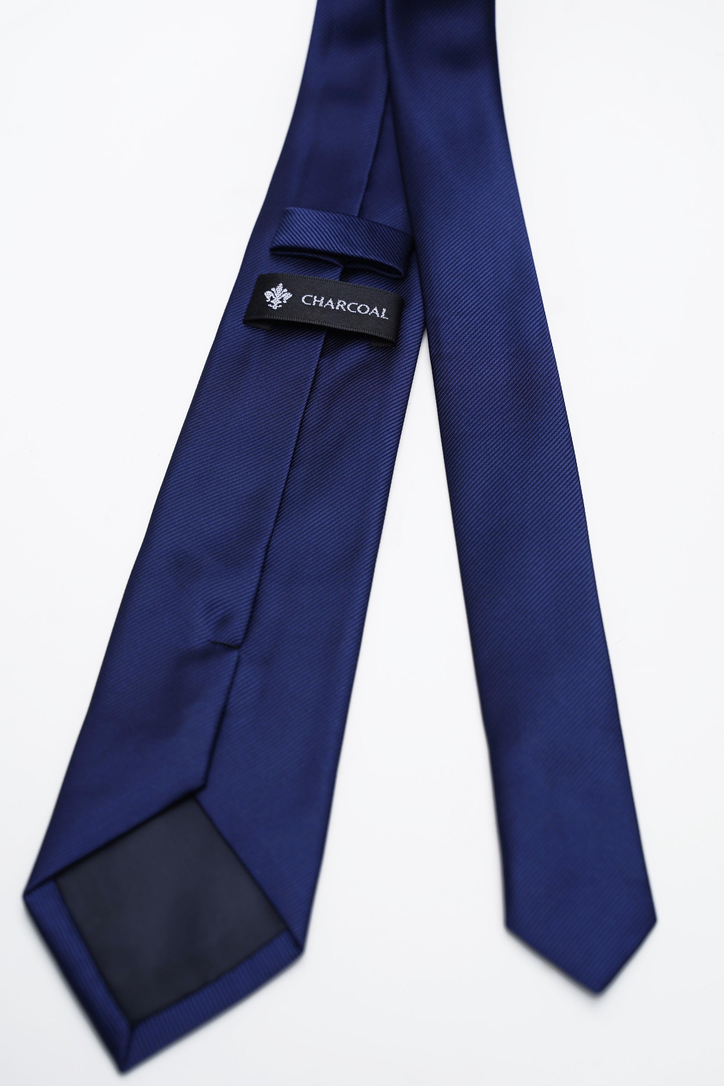 POLY SILK TIE at Charcoal Clothing