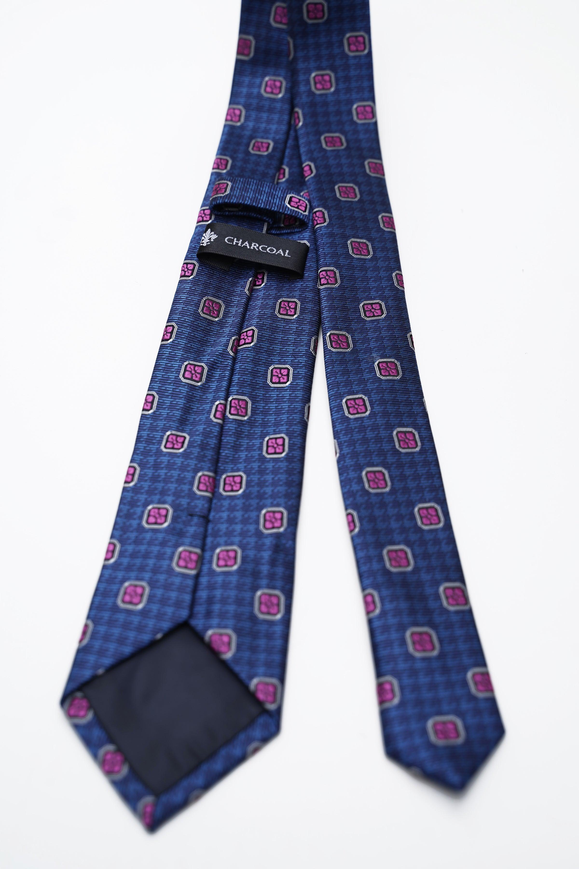 POLY SILK TIE at Charcoal Clothing