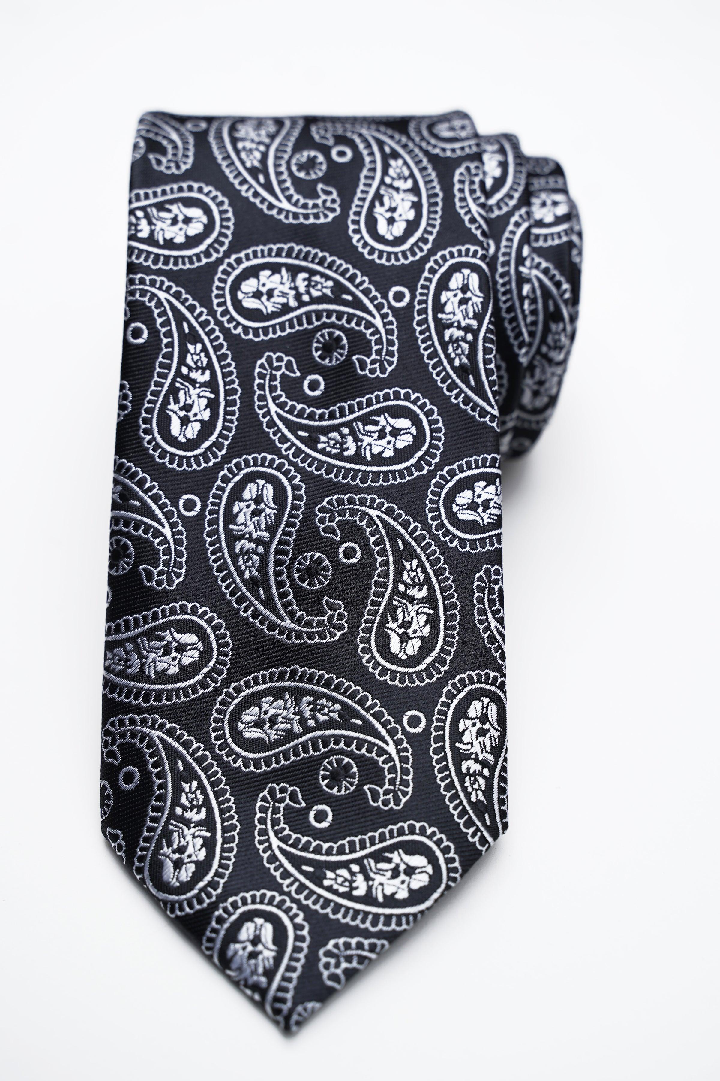 POLY SILK TIE at Charcoal Clothing