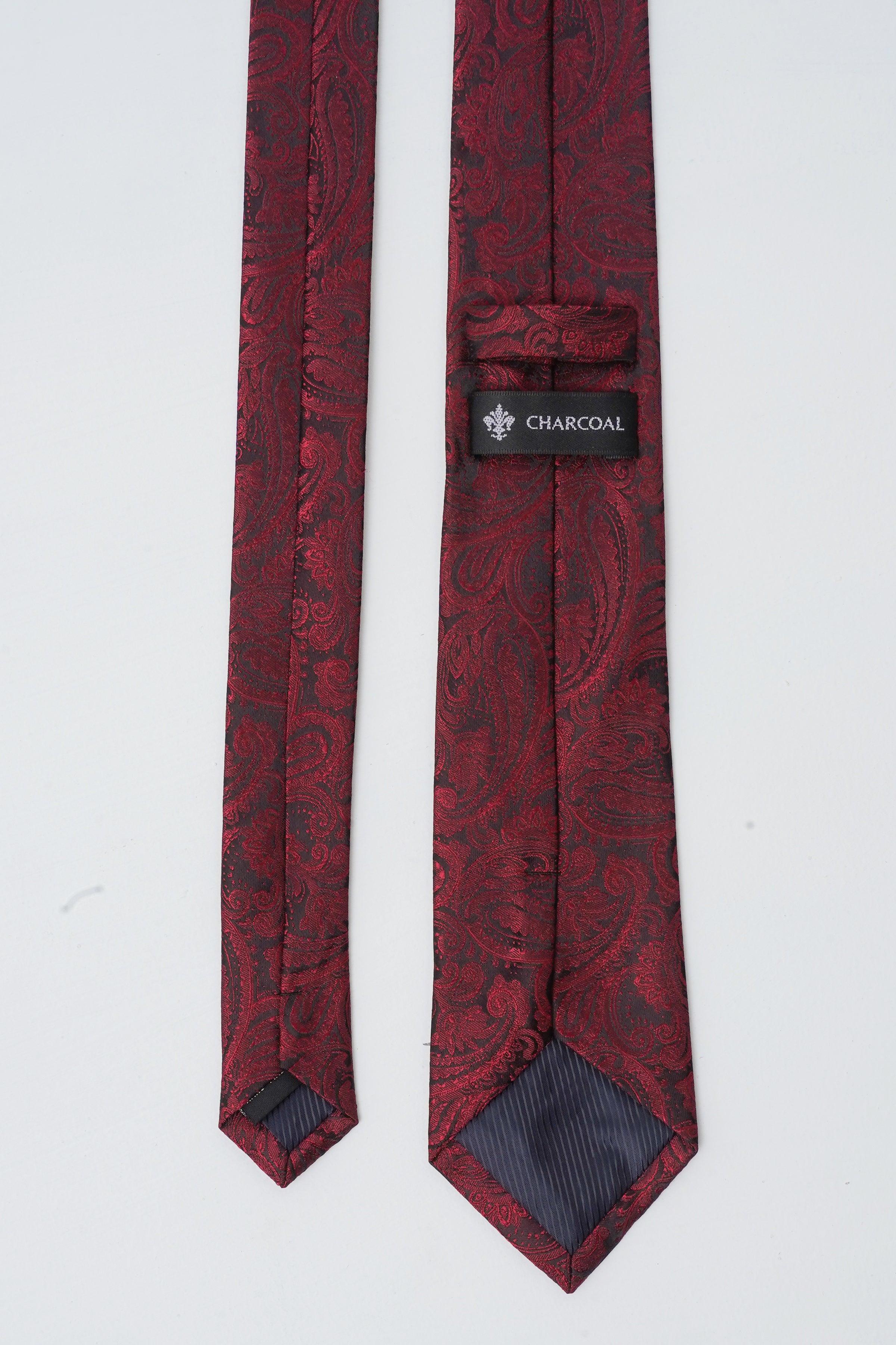 POLY SILK TIE at Charcoal Clothing