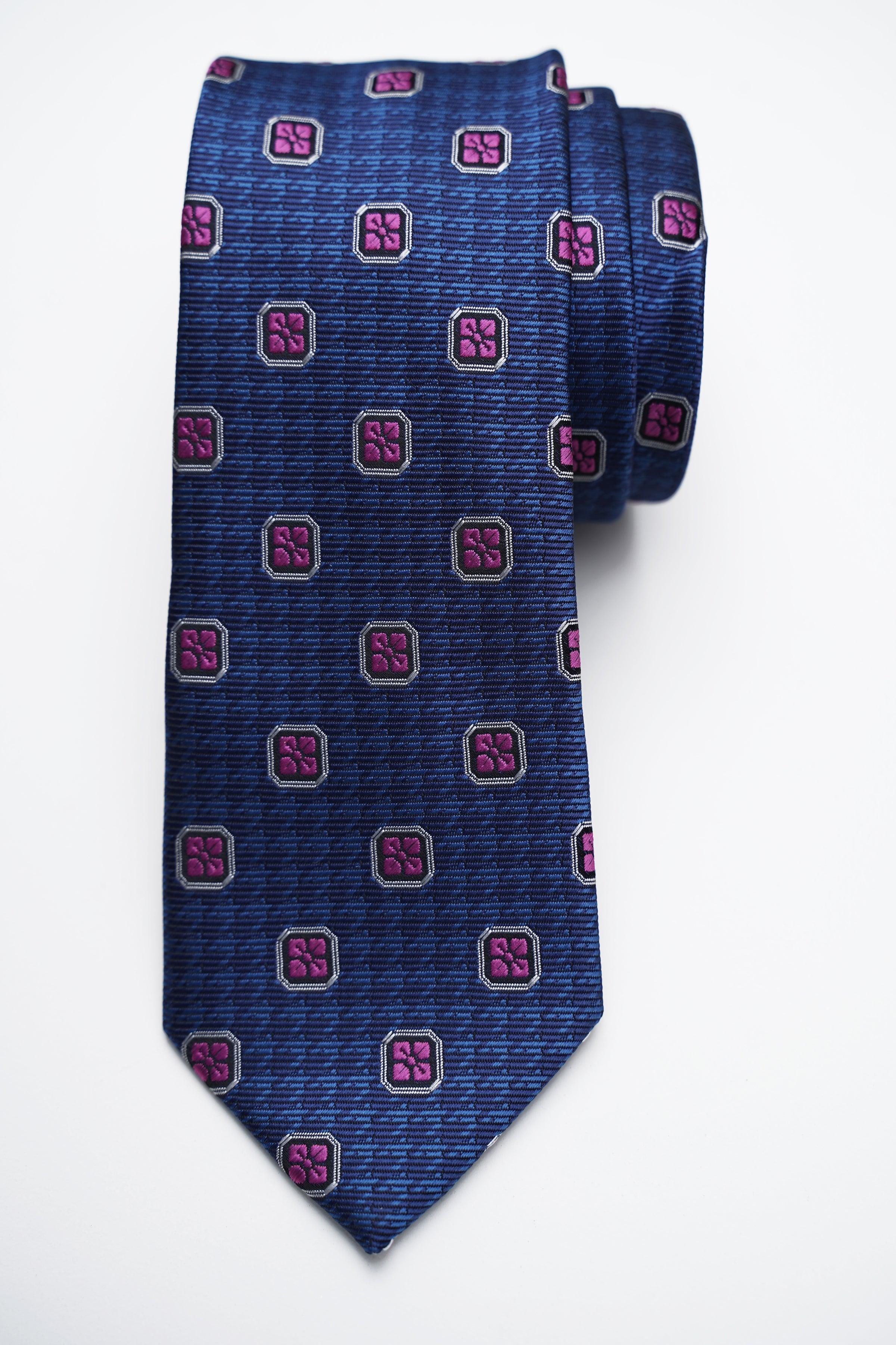 POLY SILK TIE at Charcoal Clothing