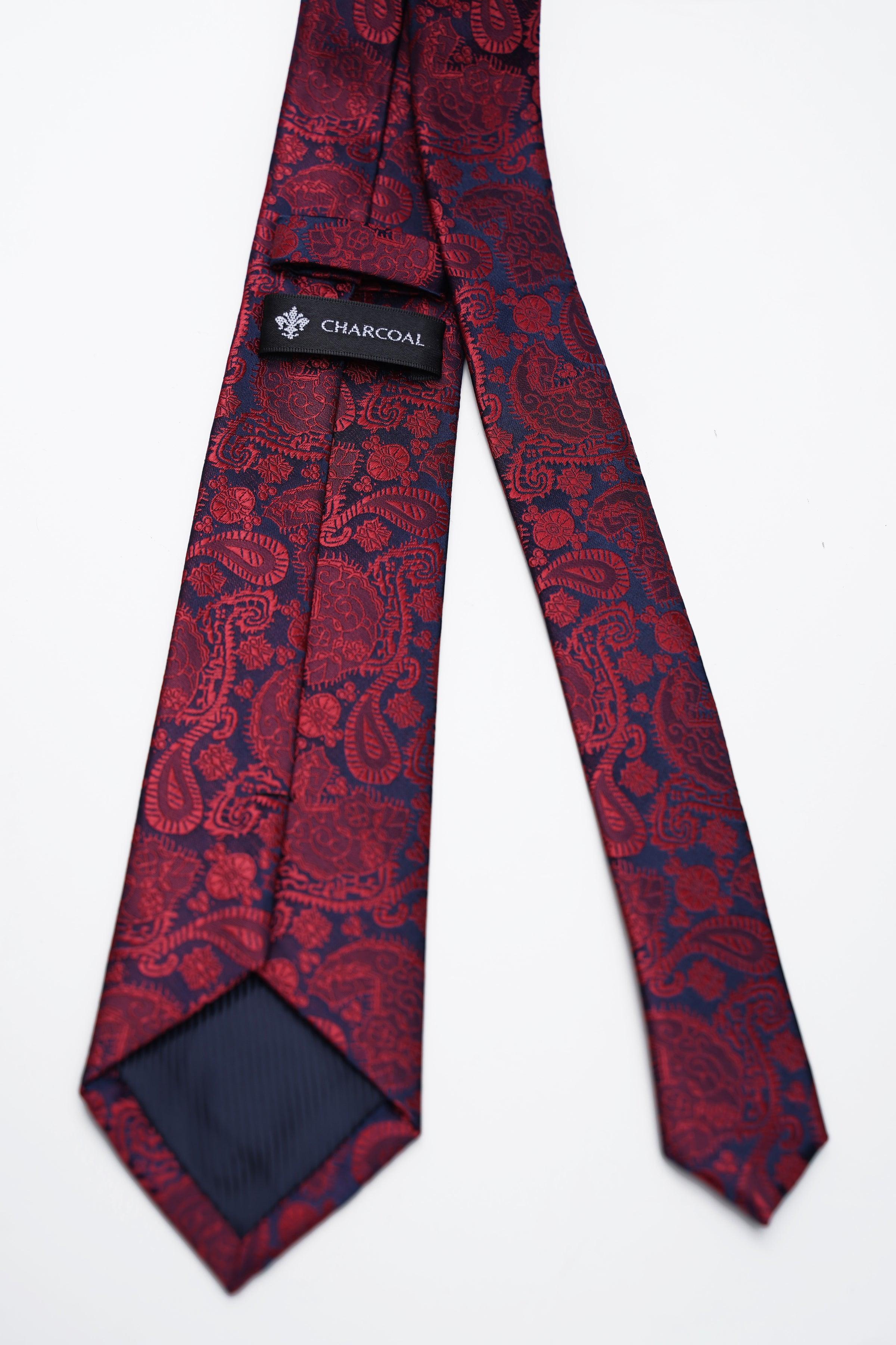 POLY SILK TIE at Charcoal Clothing