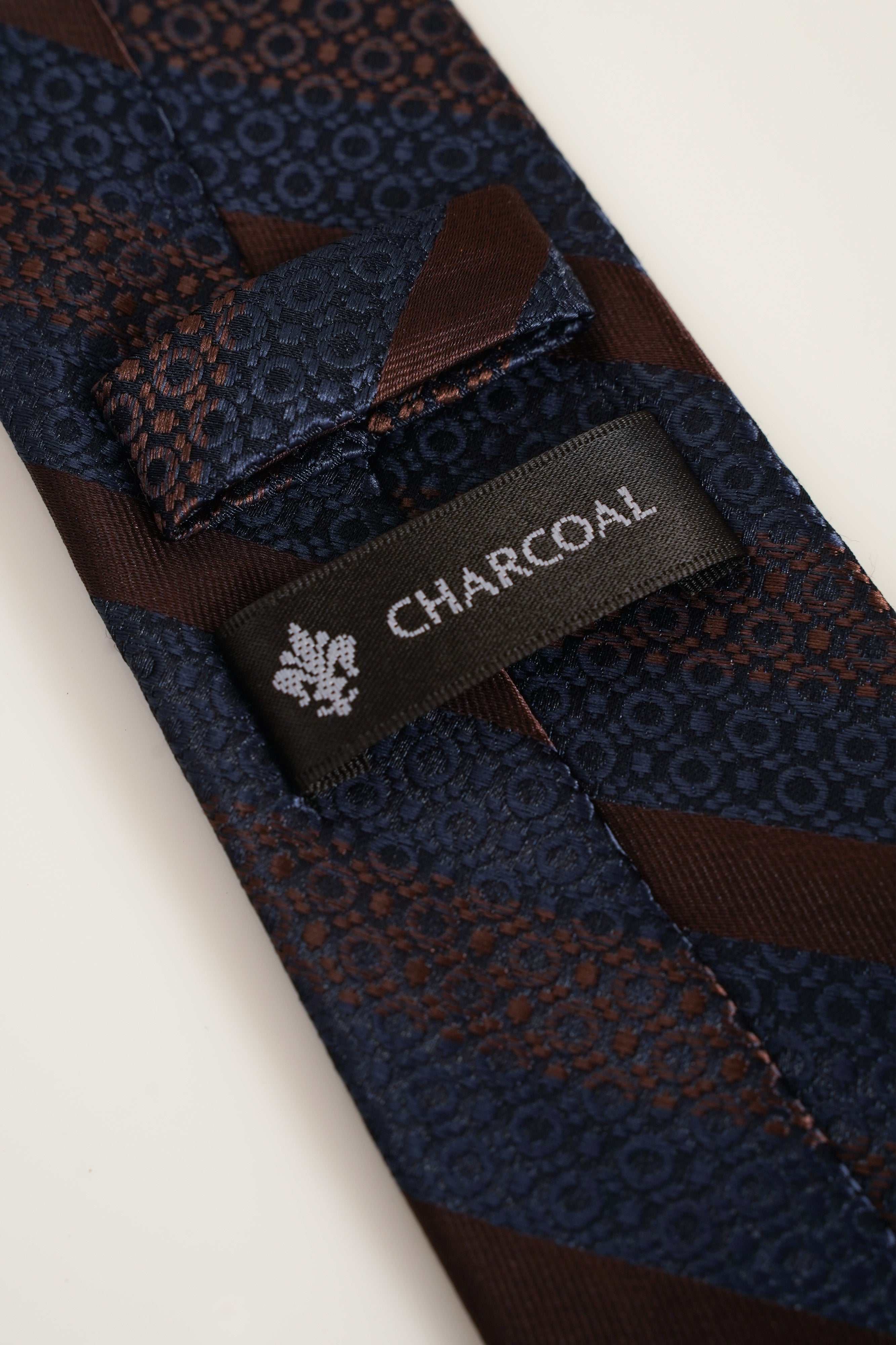 POLY SILK TIE at Charcoal Clothing