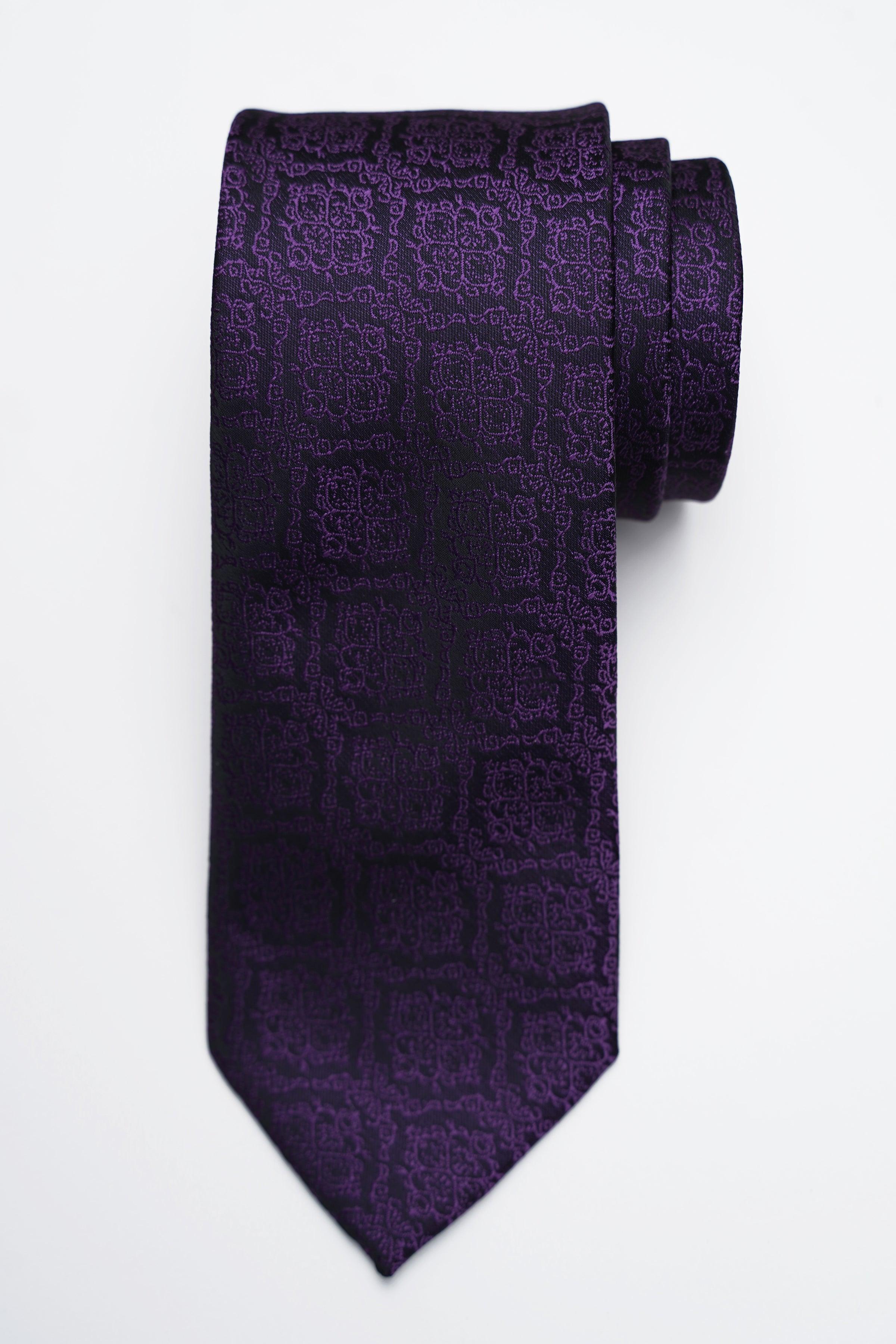 POLY SILK TIE at Charcoal Clothing