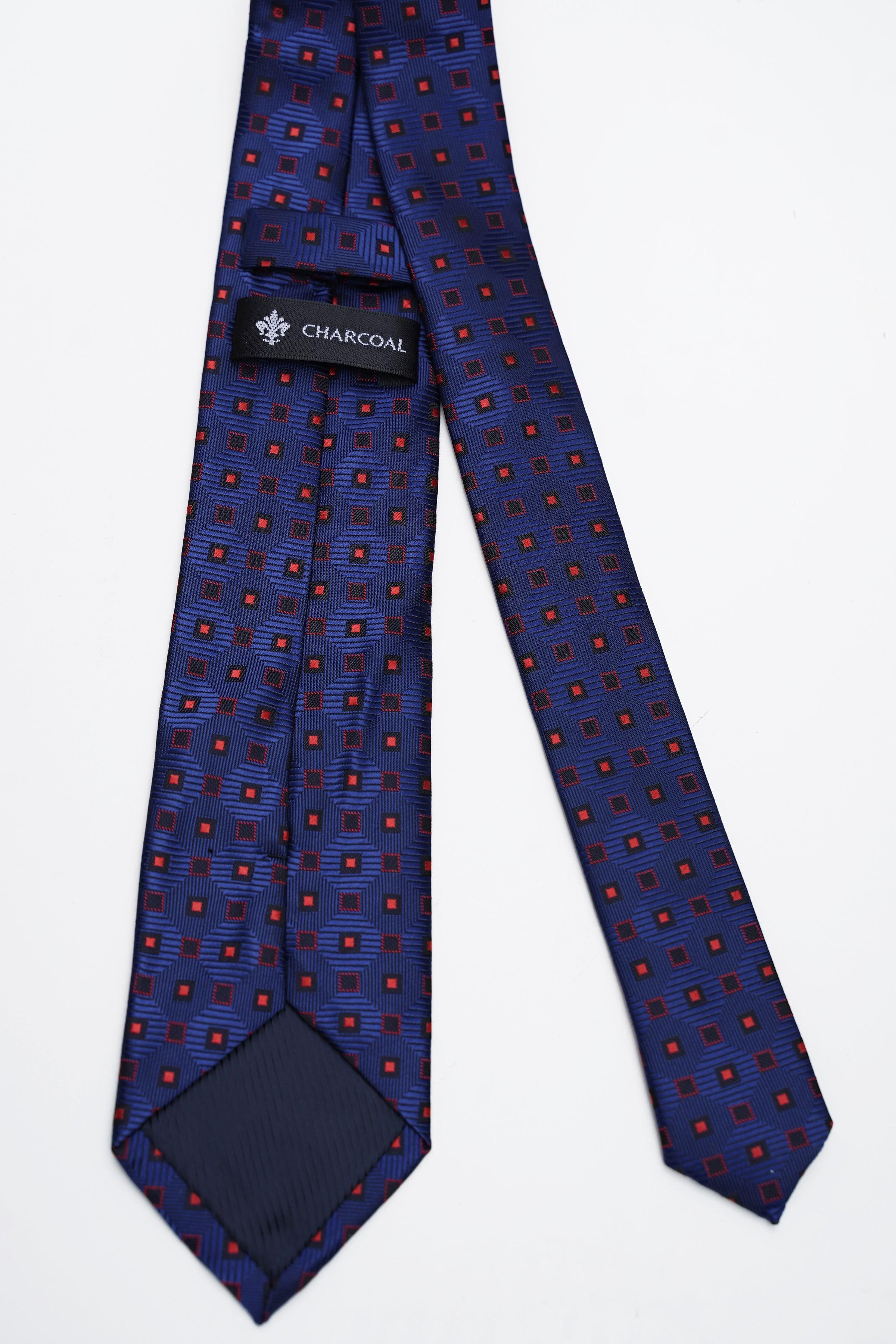 POLY SILK TIE at Charcoal Clothing