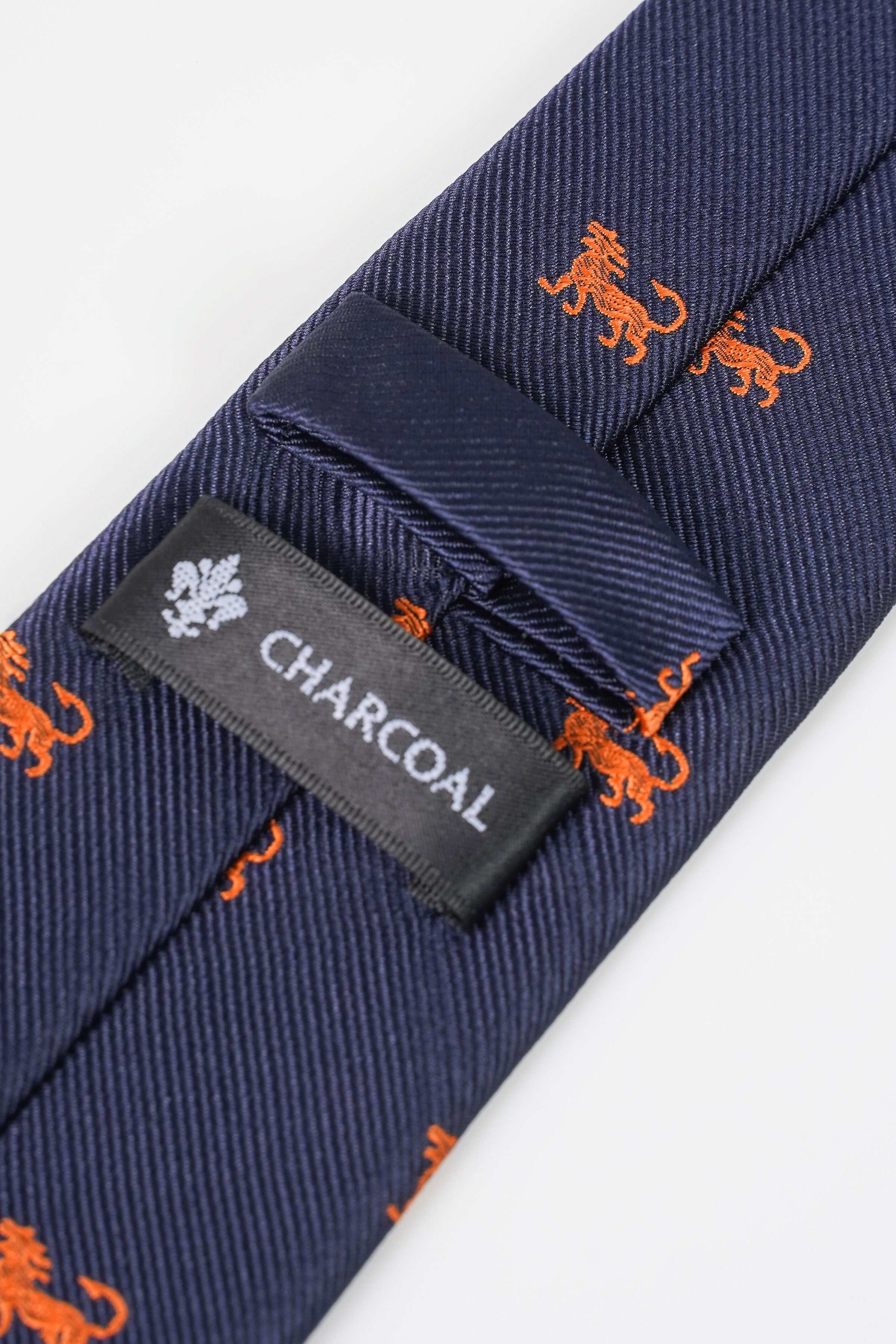 POLY SILK TIE at Charcoal Clothing