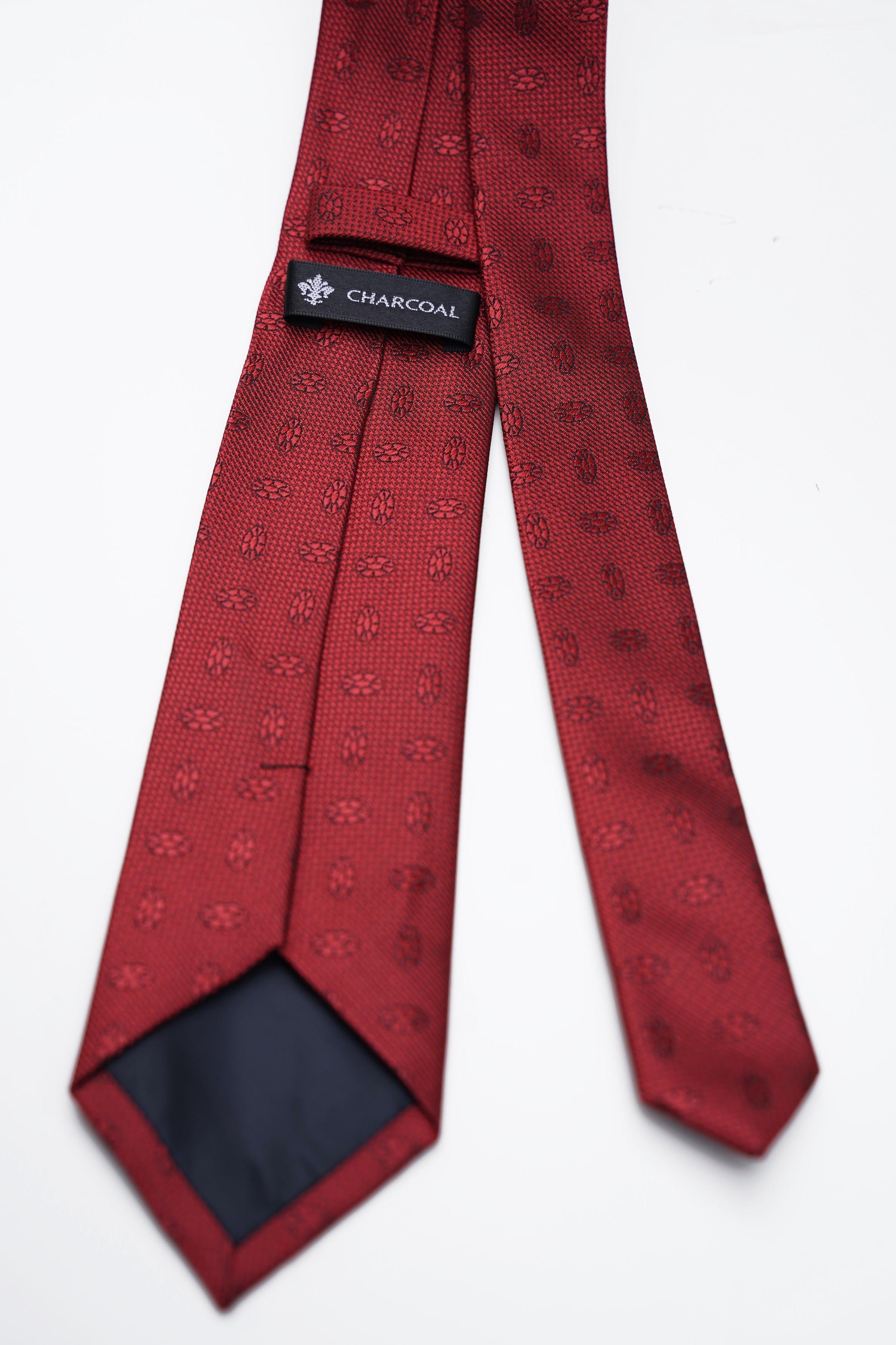 POLY SILK TIE at Charcoal Clothing