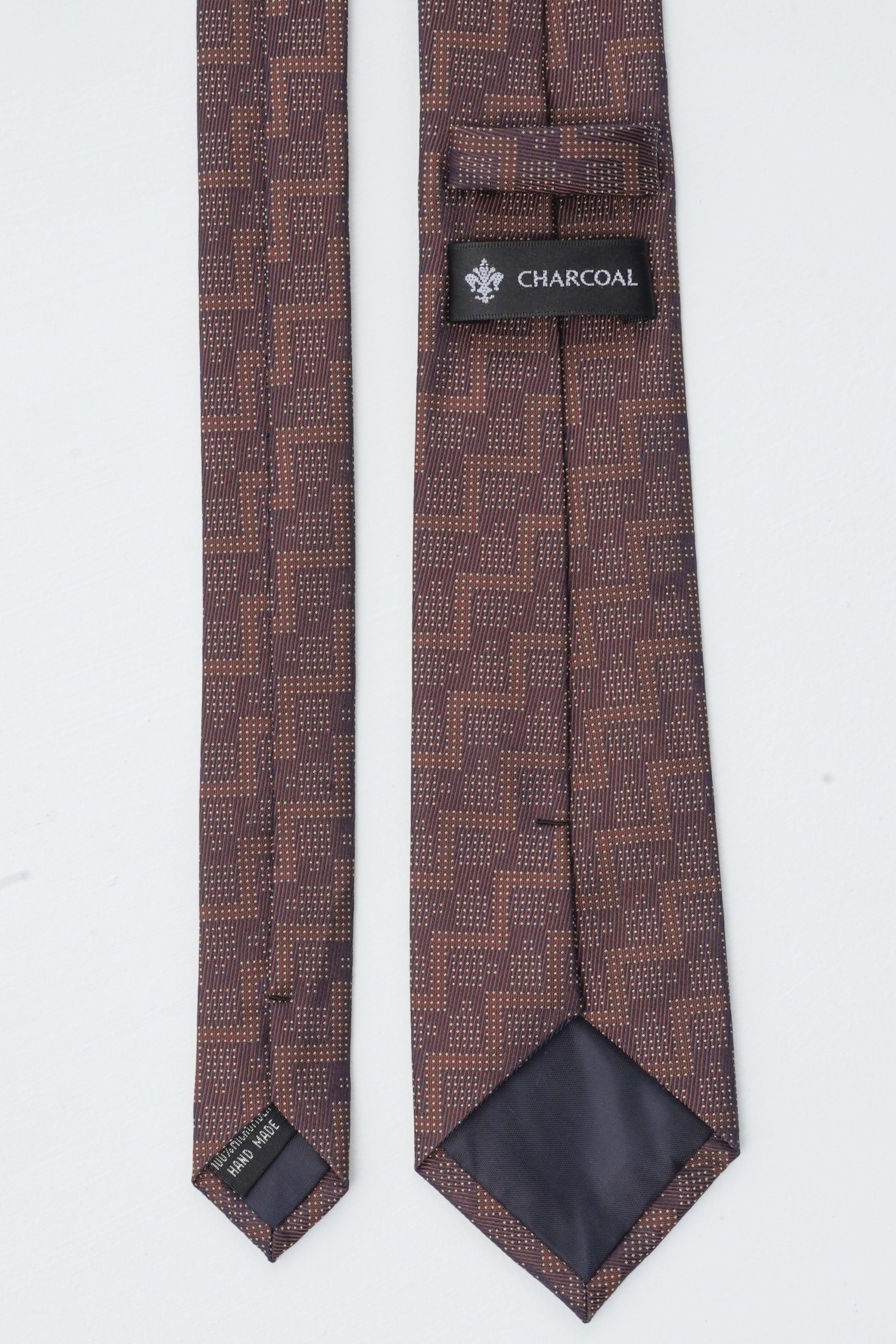 POLY SILK TIE at Charcoal Clothing