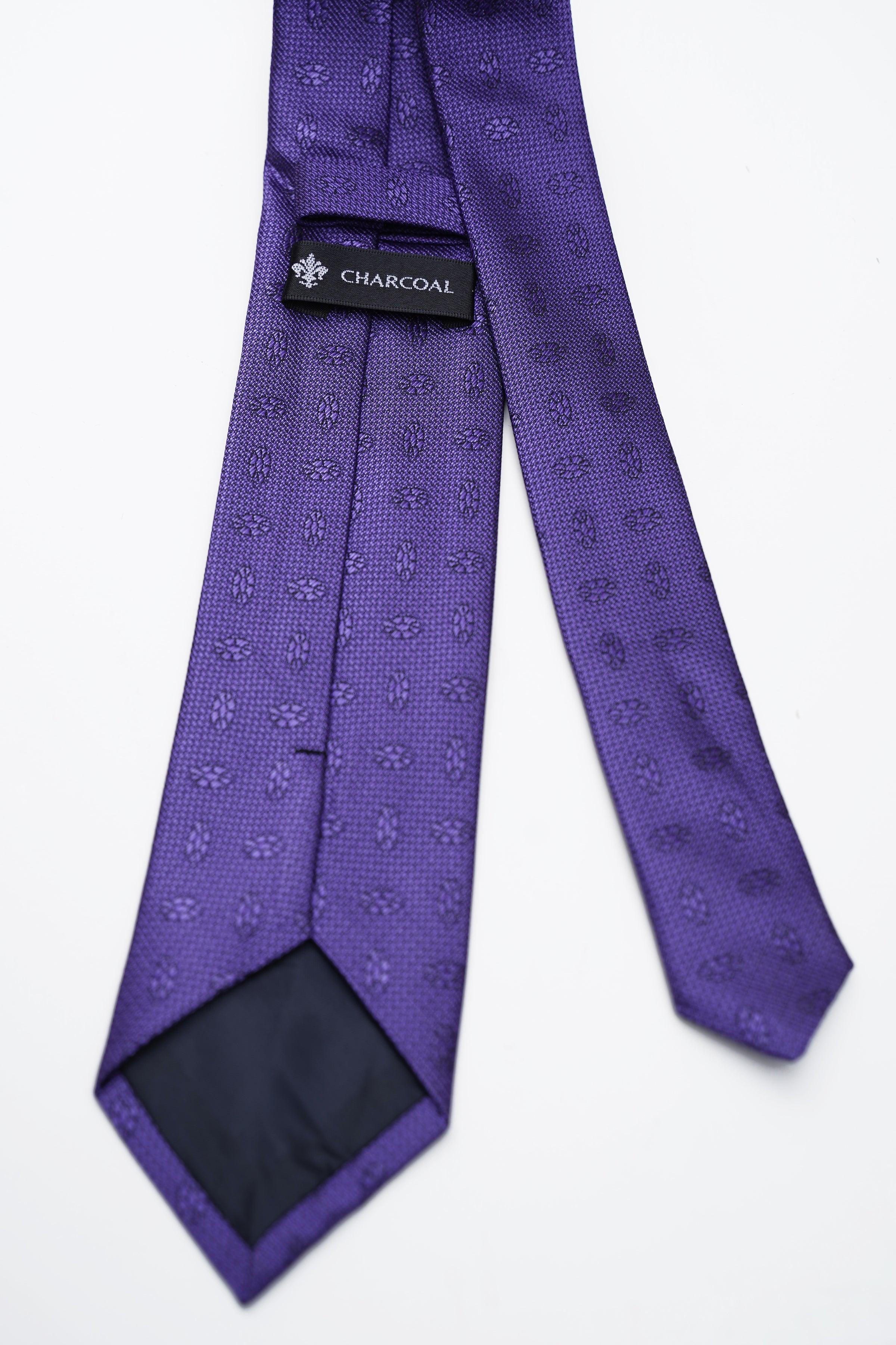 POLY SILK TIE at Charcoal Clothing