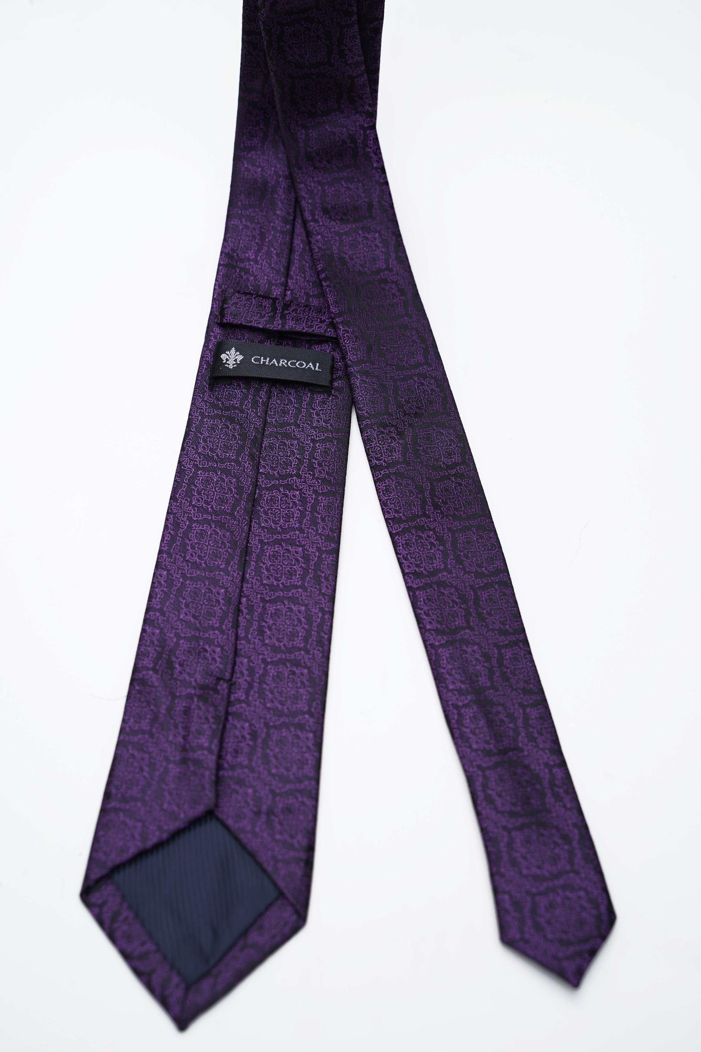 POLY SILK TIE at Charcoal Clothing