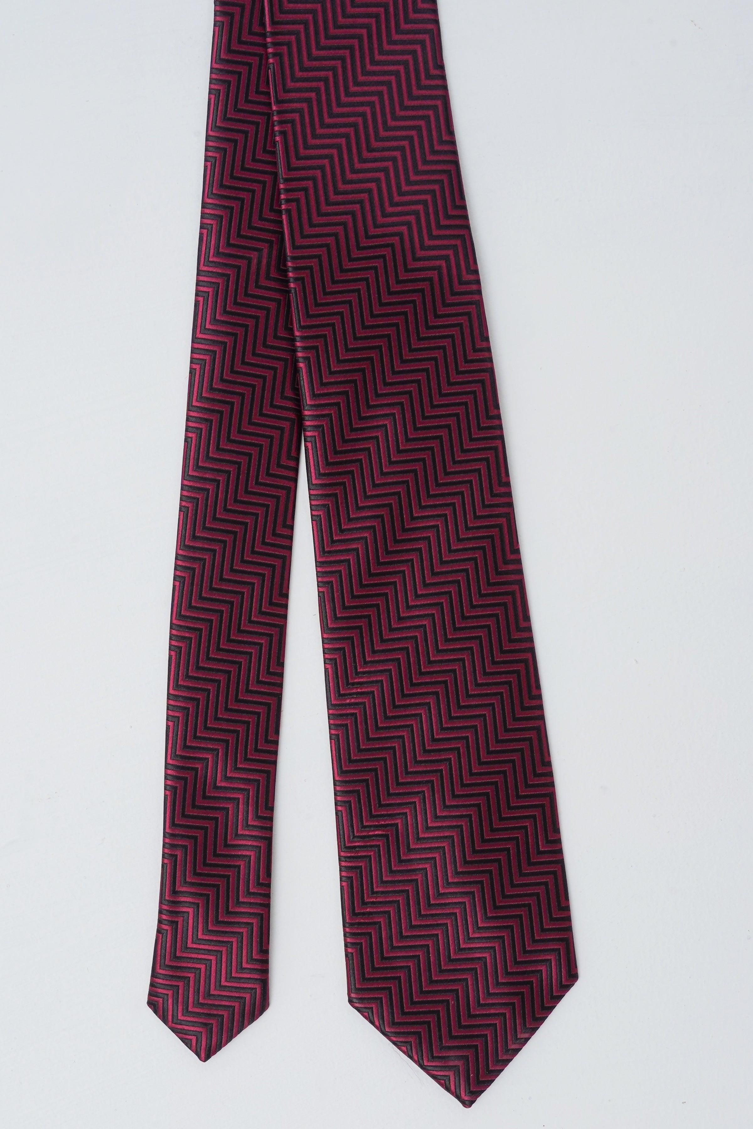 POLY SILK TIE at Charcoal Clothing
