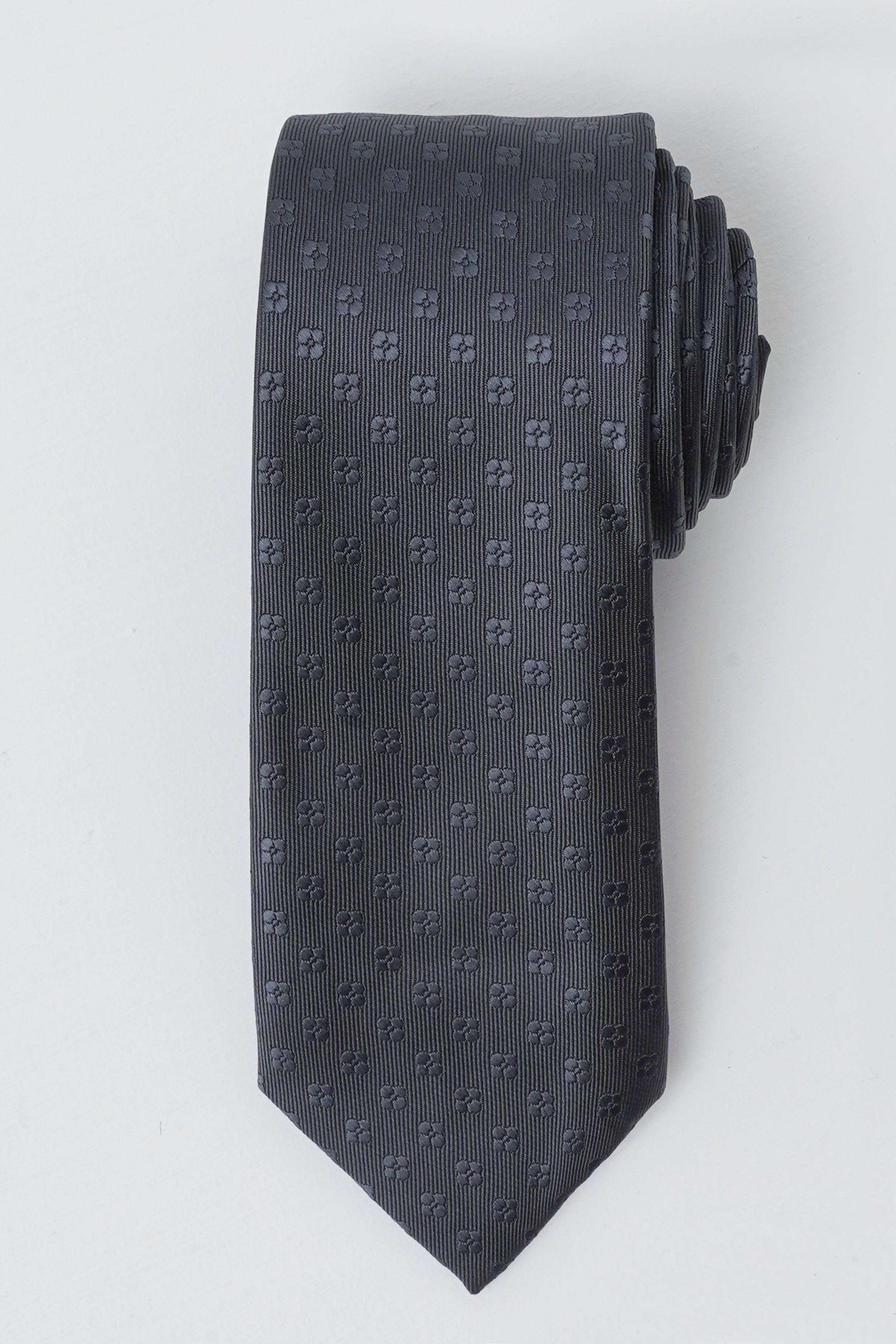 POLY SILK TIE at Charcoal Clothing