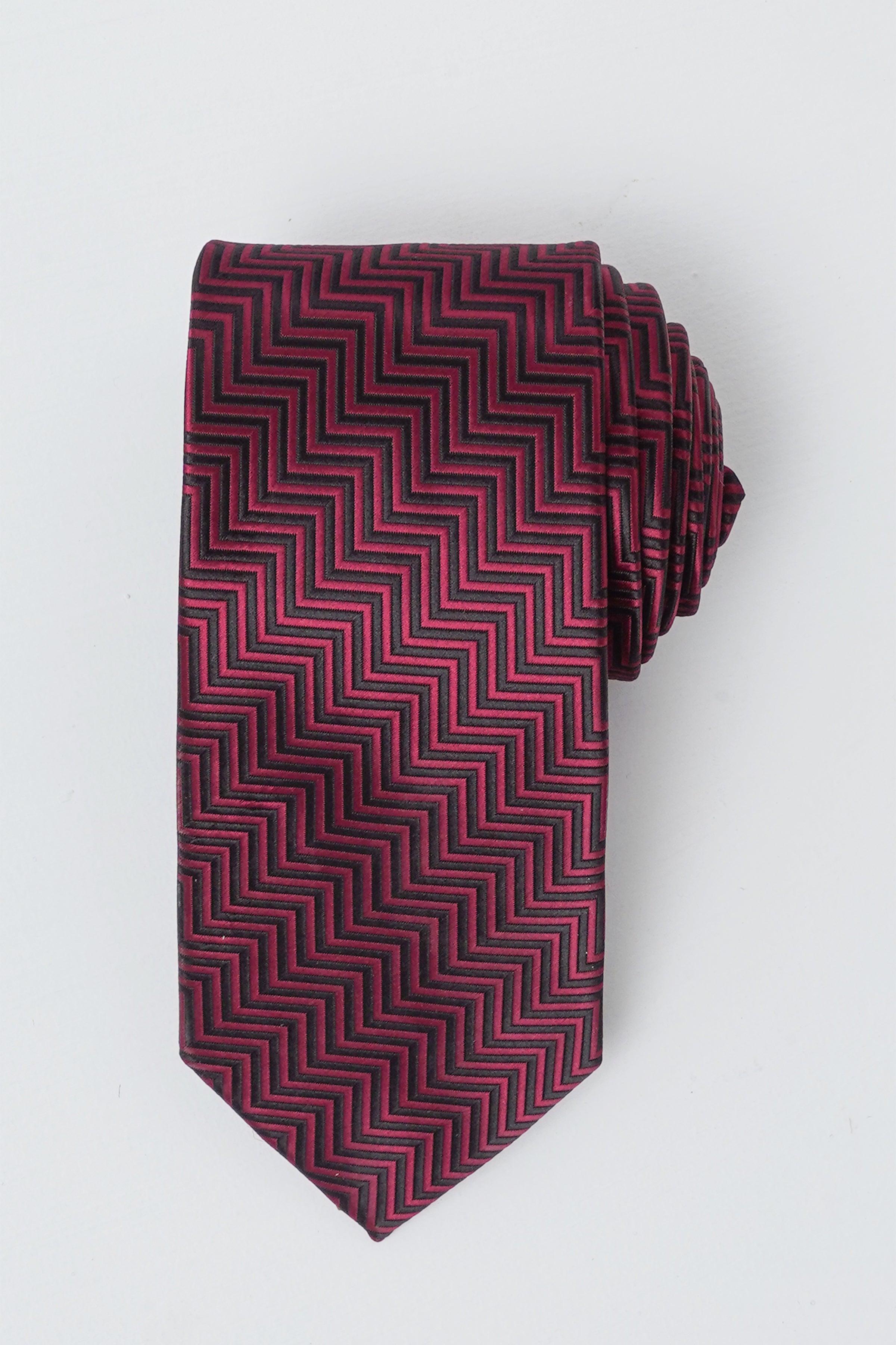 POLY SILK TIE at Charcoal Clothing