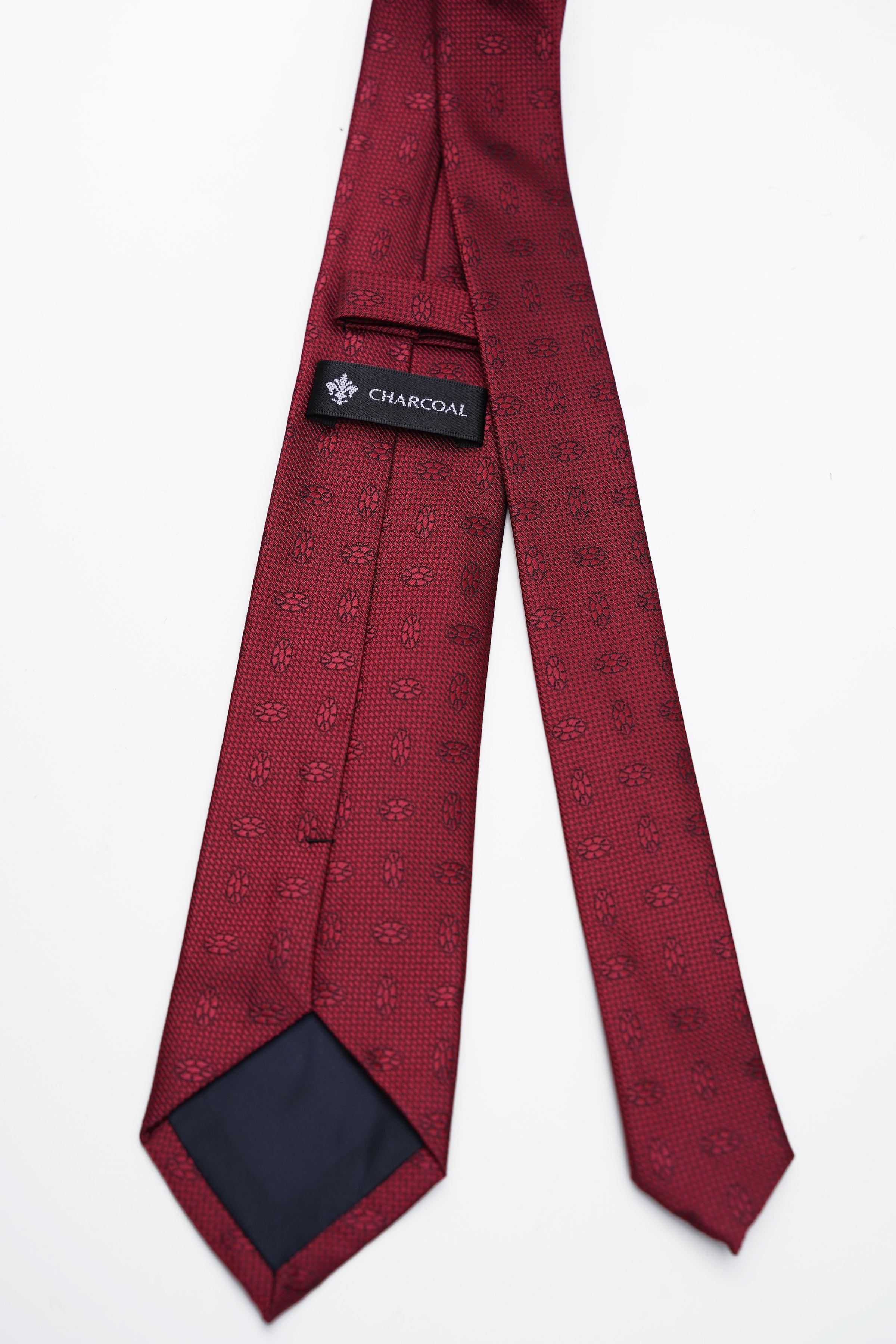 POLY SILK TIE at Charcoal Clothing