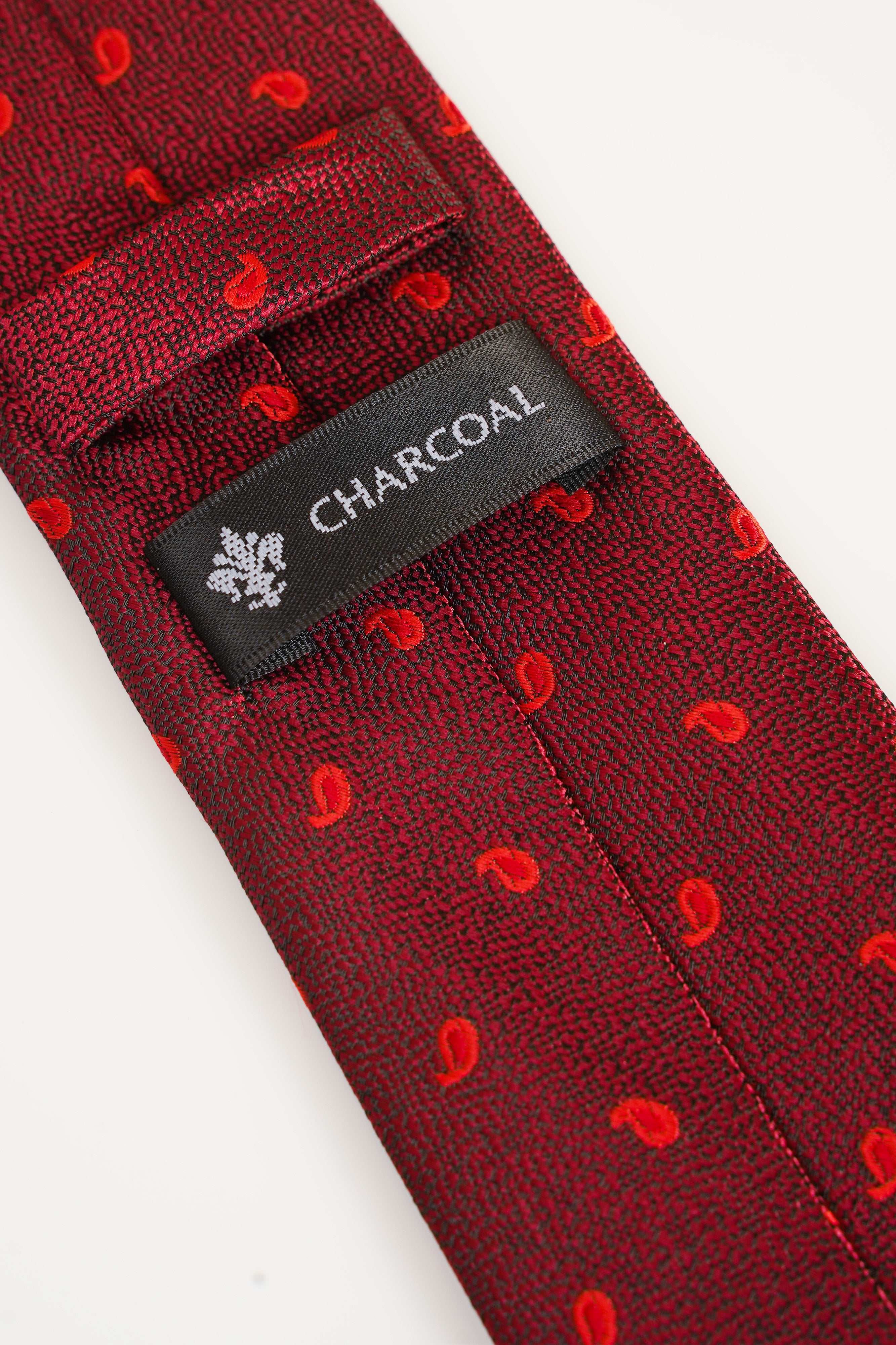 POLY SILK TIE at Charcoal Clothing