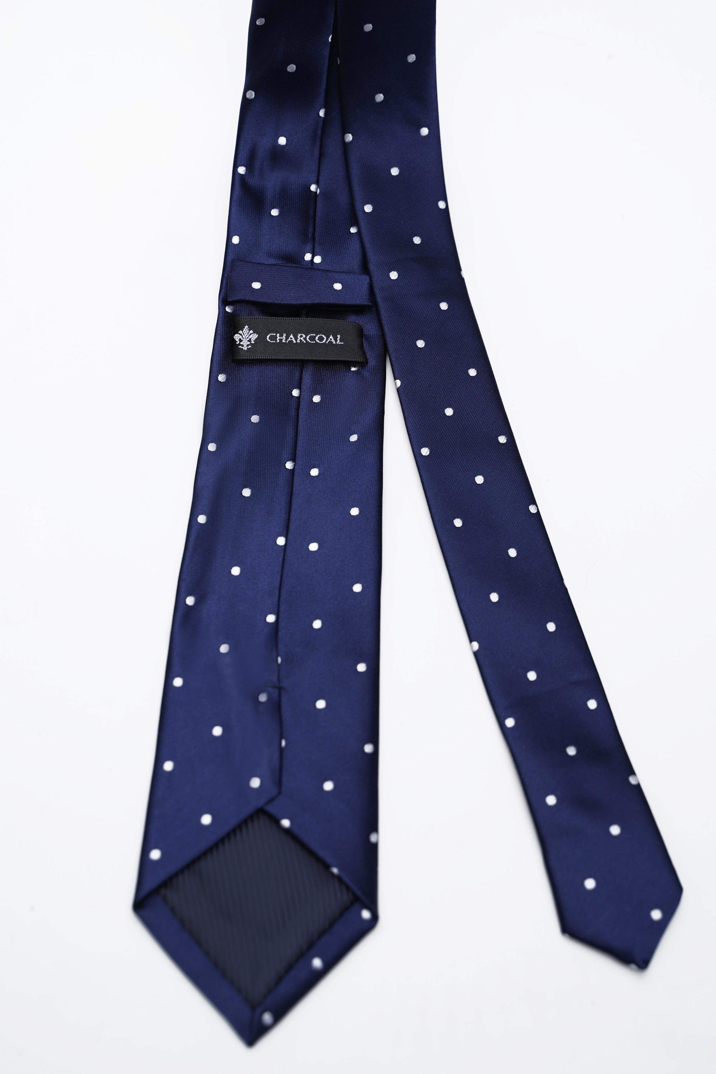 POLY SILK TIE at Charcoal Clothing