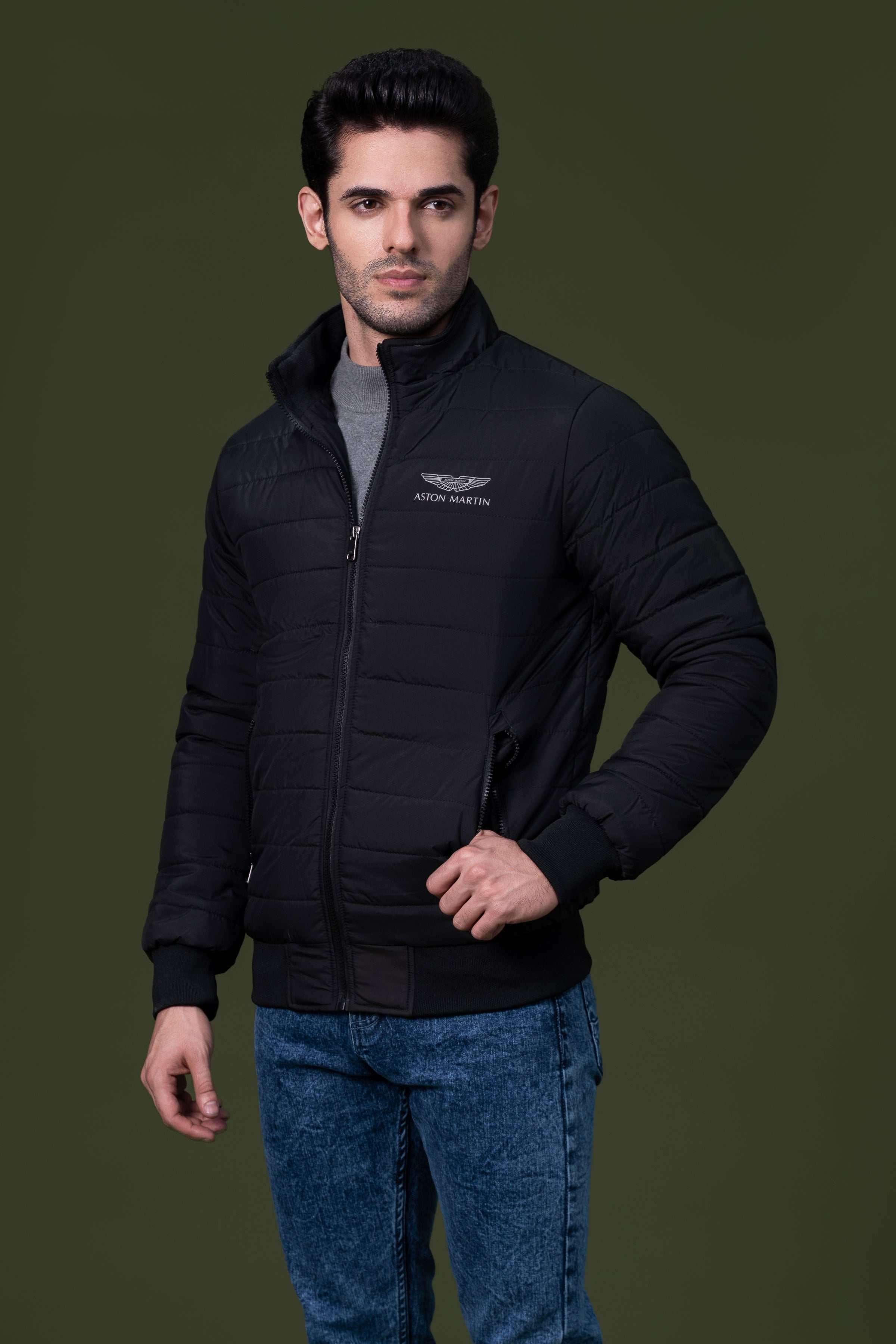PUFFER JACKET BLACK at Charcoal Clothing