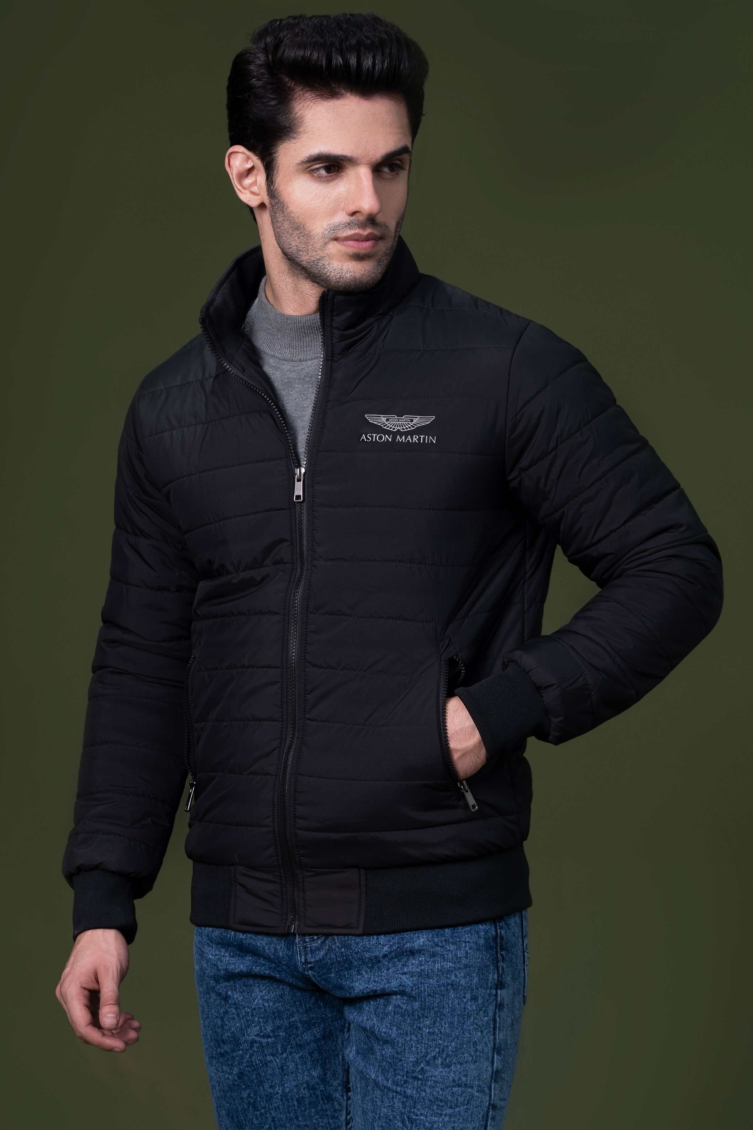 PUFFER JACKET BLACK at Charcoal Clothing