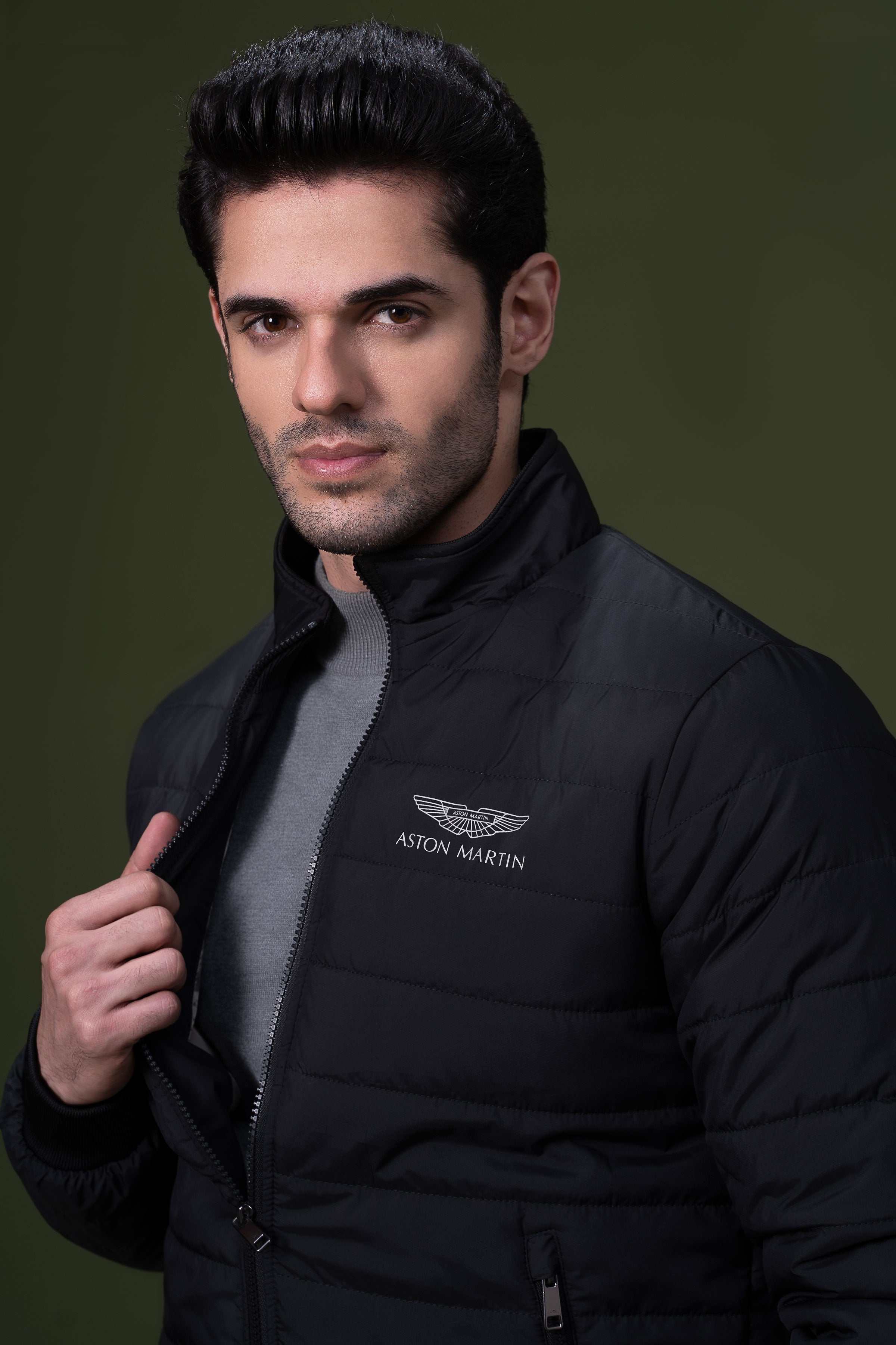 PUFFER JACKET BLACK at Charcoal Clothing