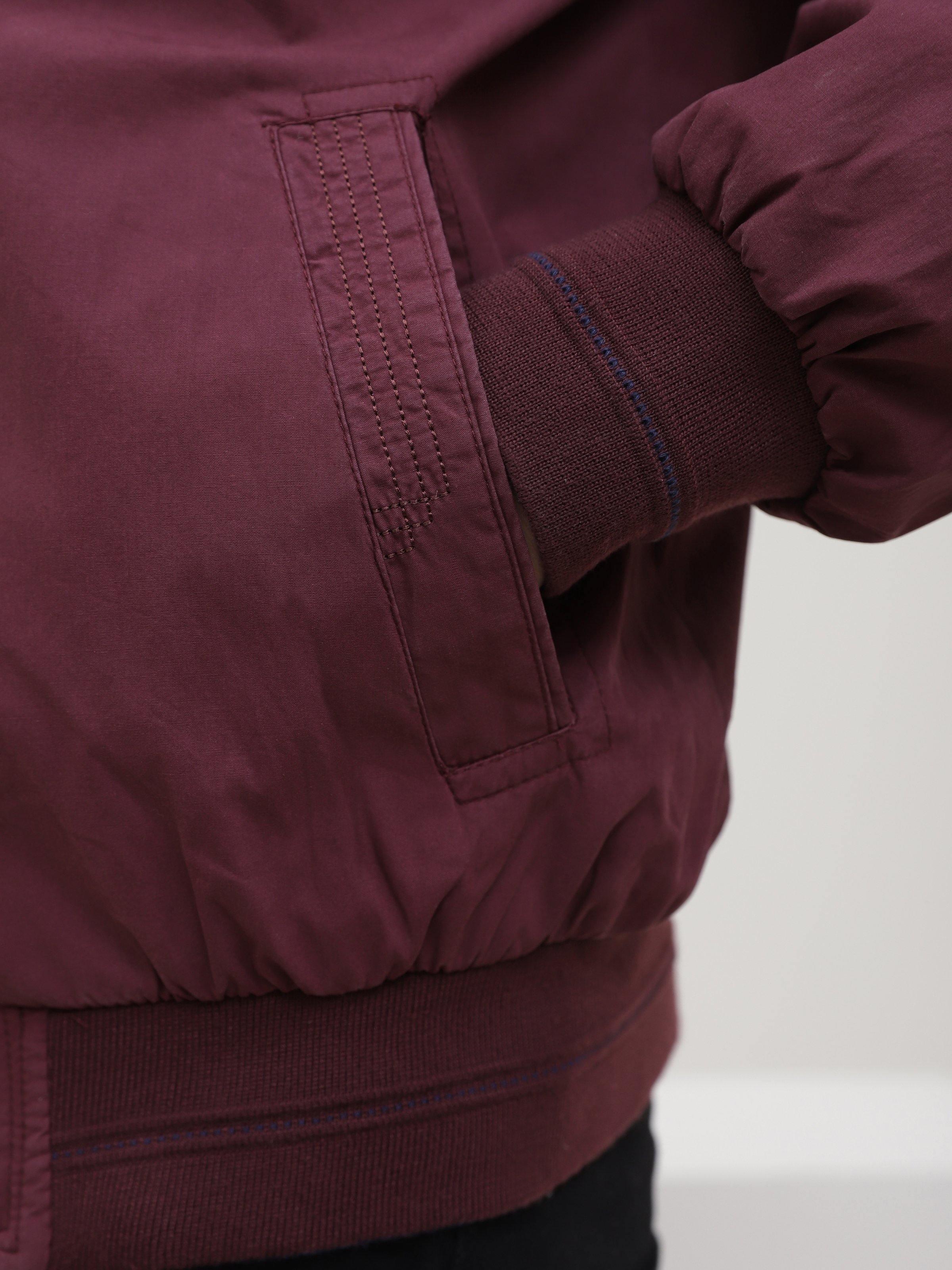 REVERSIBLE JACKET FULL SLEEVE MAROON at Charcoal Clothing