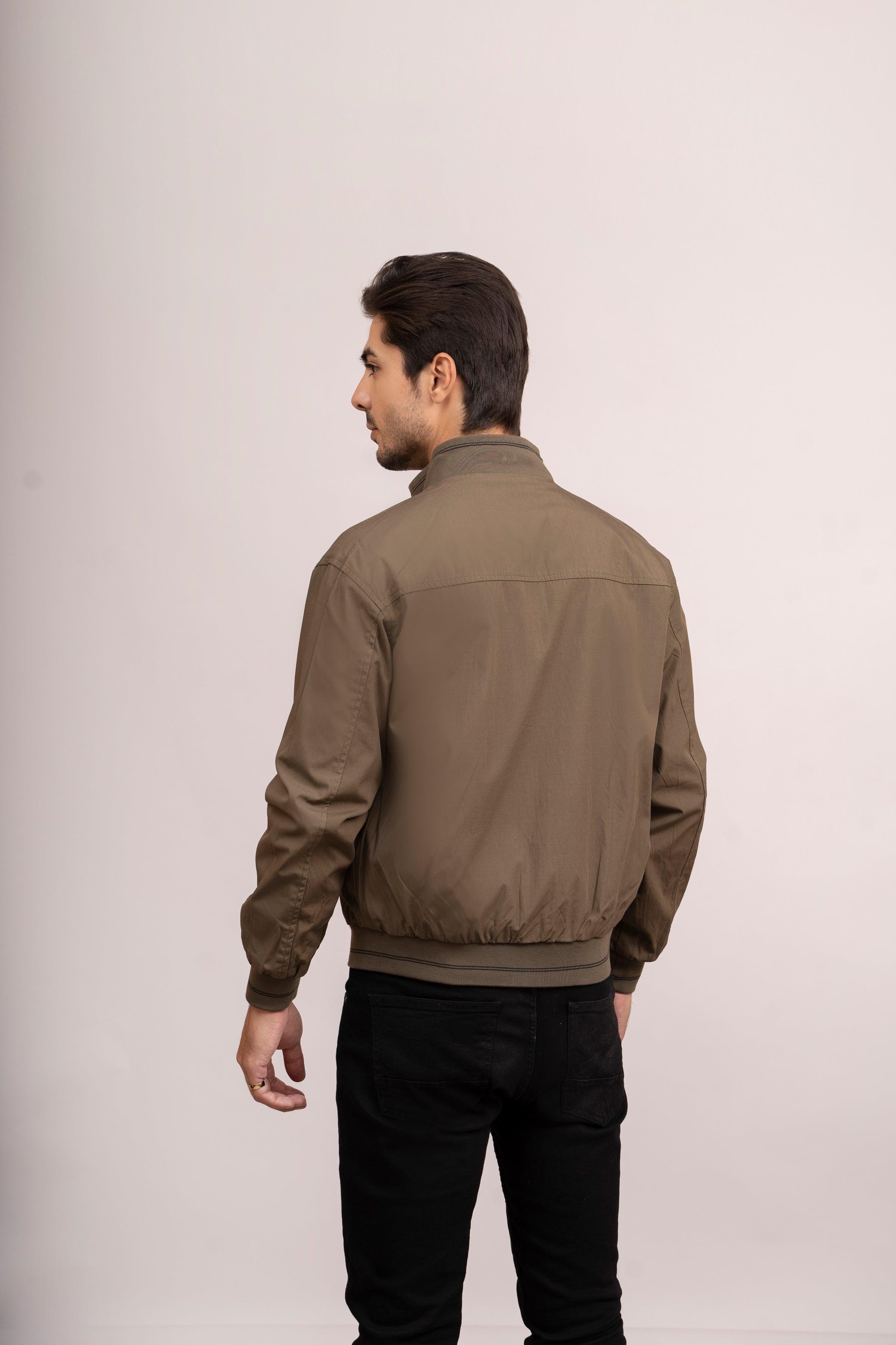 REVESIBLE JACKET F/S BLACK GREEN at Charcoal Clothing