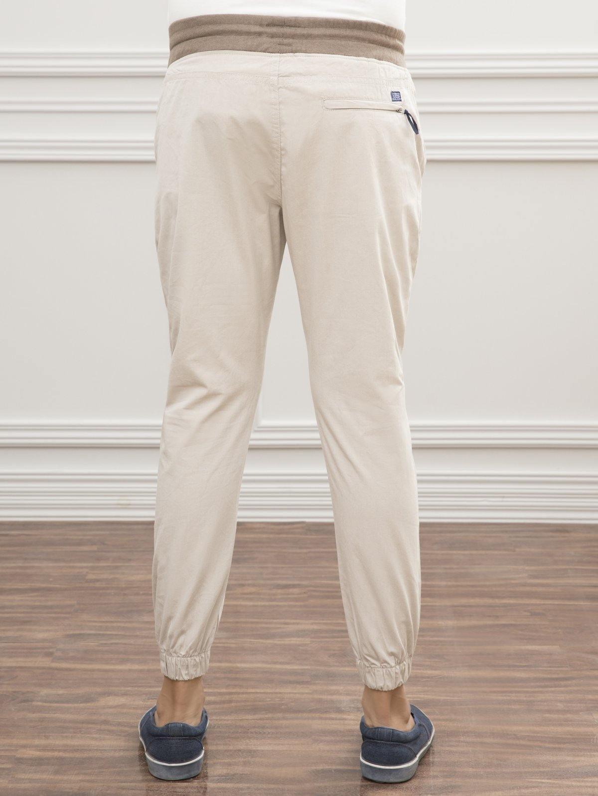SELF CHECK SLIM FIT TROUSER LIGHT KHAKI at Charcoal Clothing