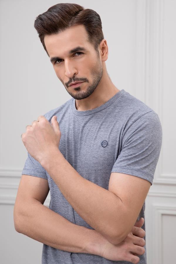 SELF LINING ROUND NECK at Charcoal Clothing