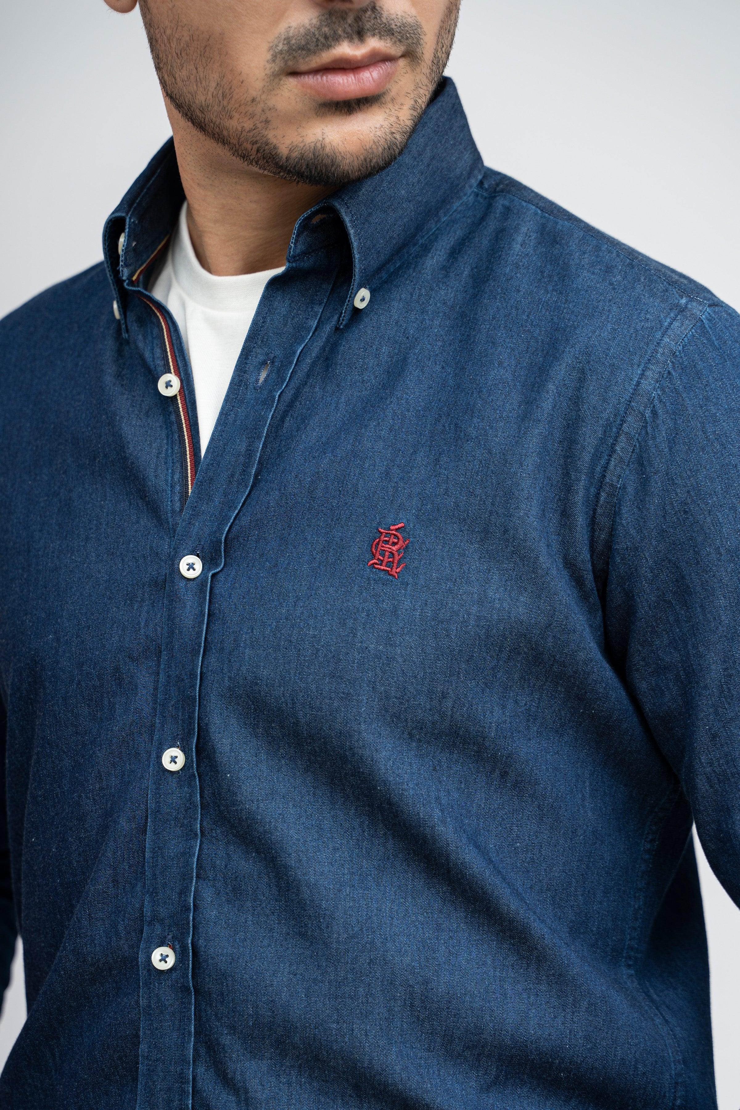 SEMI CASUAL DENIM DARK BLUE at Charcoal Clothing
