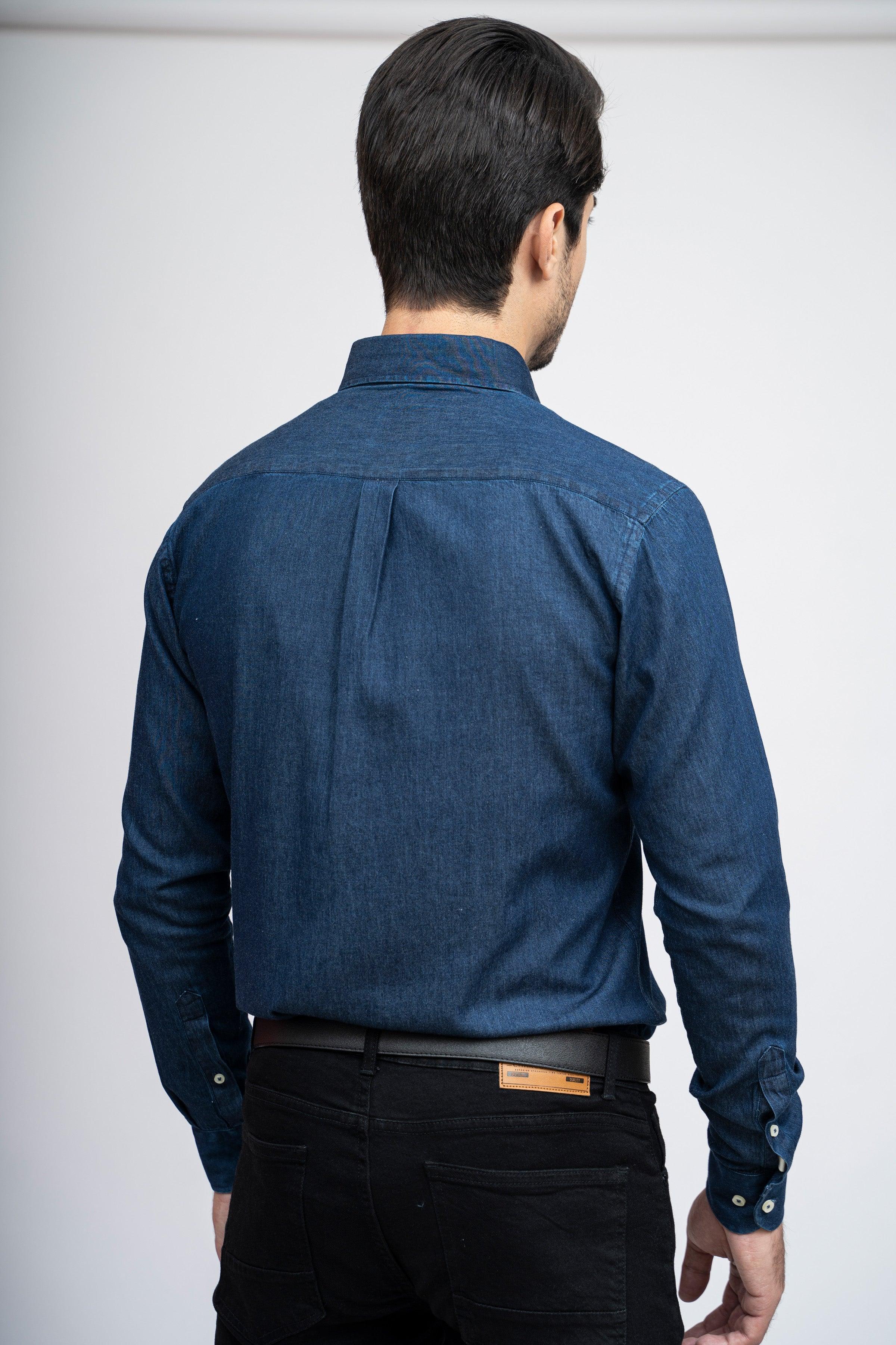 SEMI CASUAL DENIM DARK BLUE at Charcoal Clothing