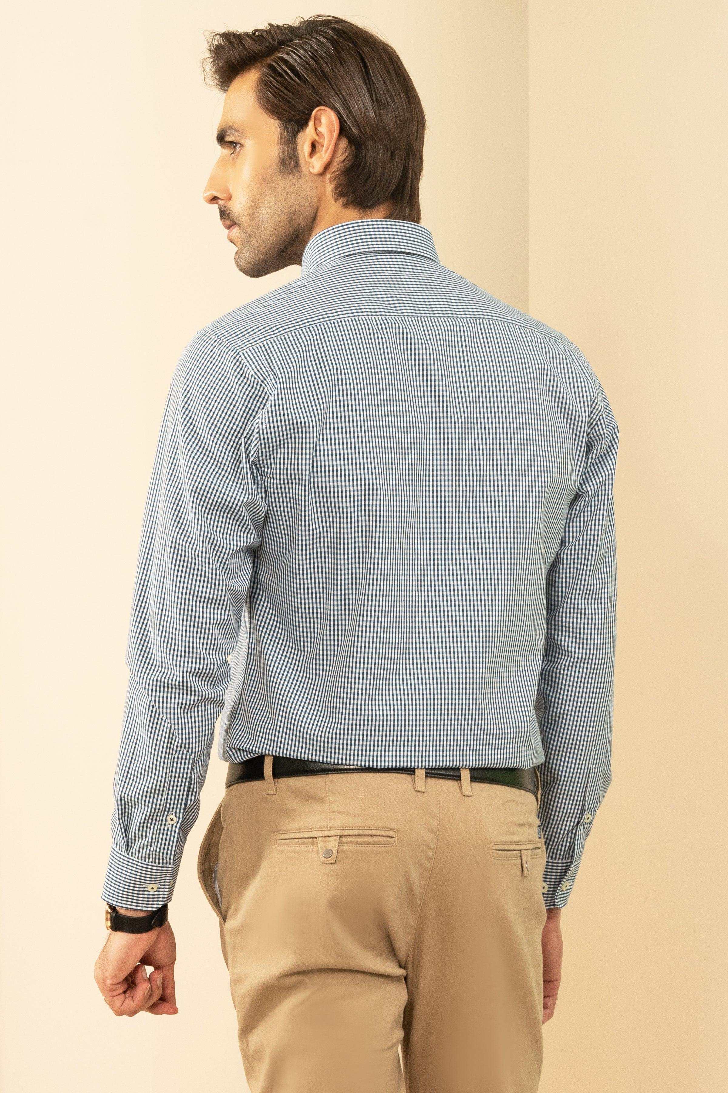 SEMI FORMAL BLUE WHITE at Charcoal Clothing