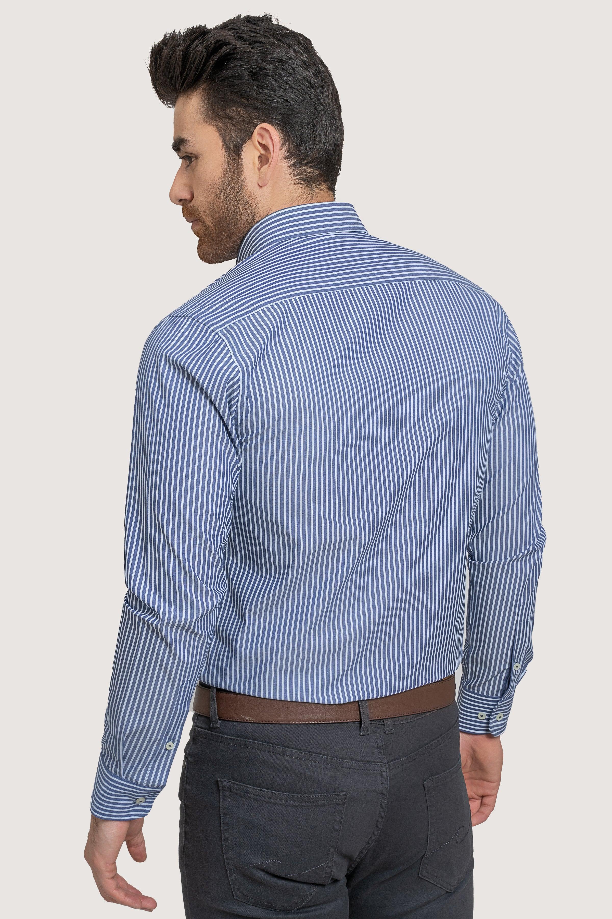 SEMI FORMAL CHAMBRAY BLUE at Charcoal Clothing