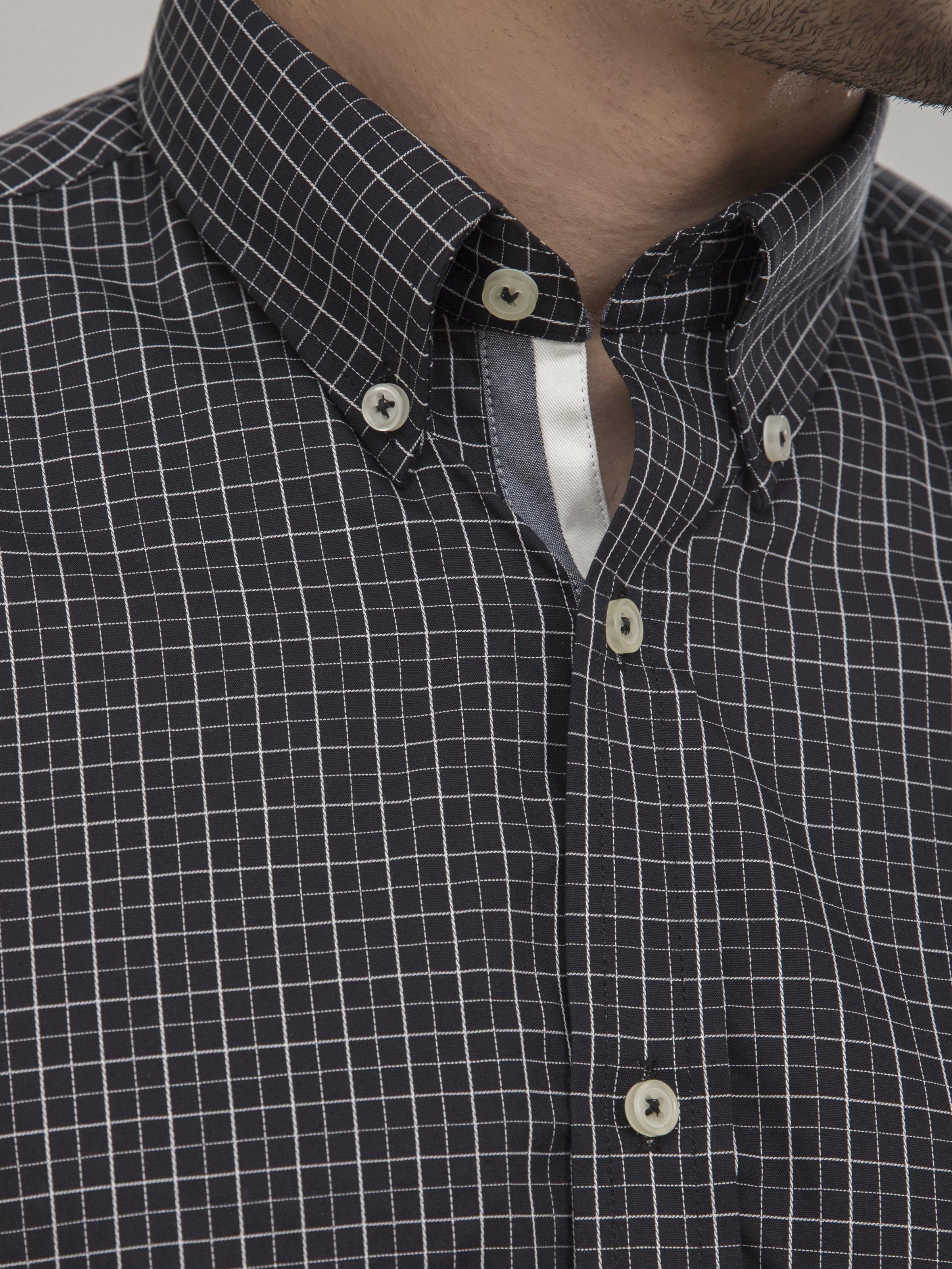 SEMI FORMAL FULL SLEEVES BLACK at Charcoal Clothing