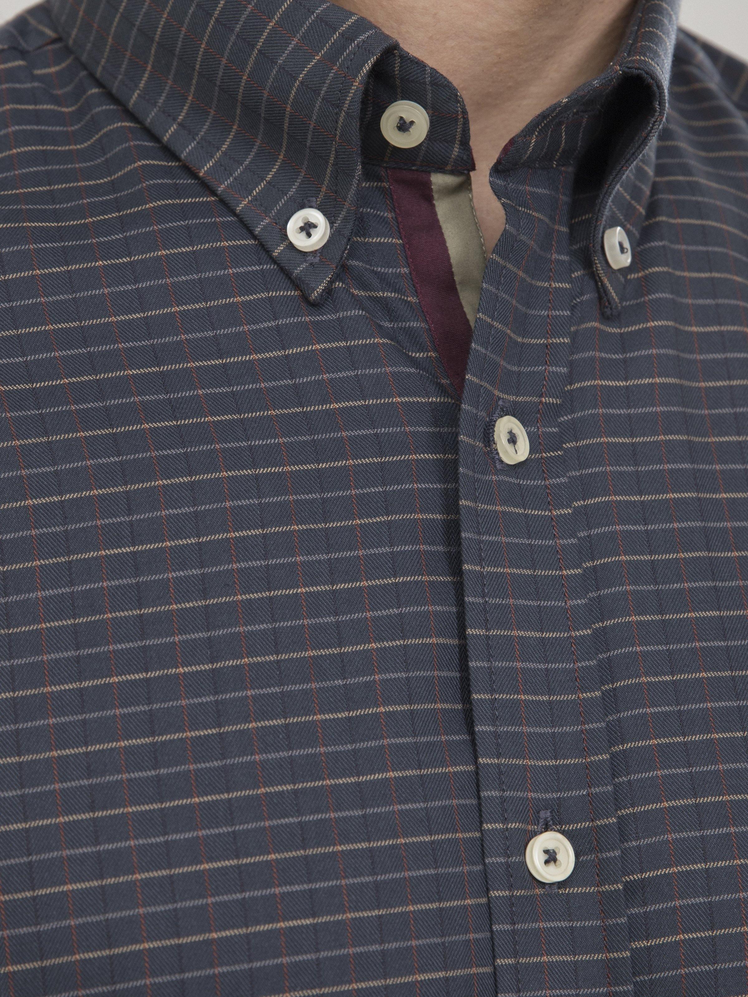 SEMI FORMAL FULL SLEEVES DARK GREY at Charcoal Clothing