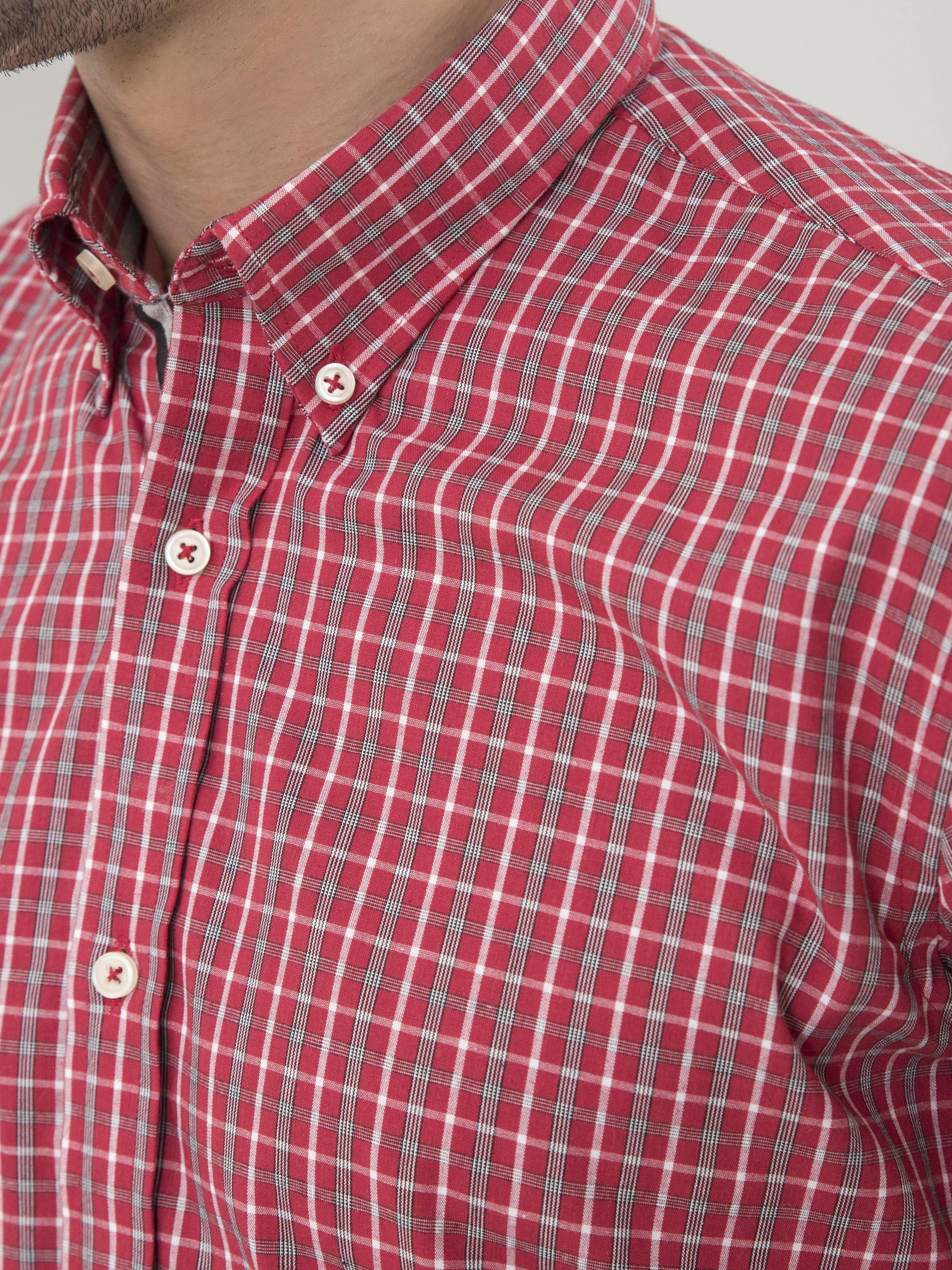 SEMI FORMAL FULL SLEEVES RED MEROON at Charcoal Clothing