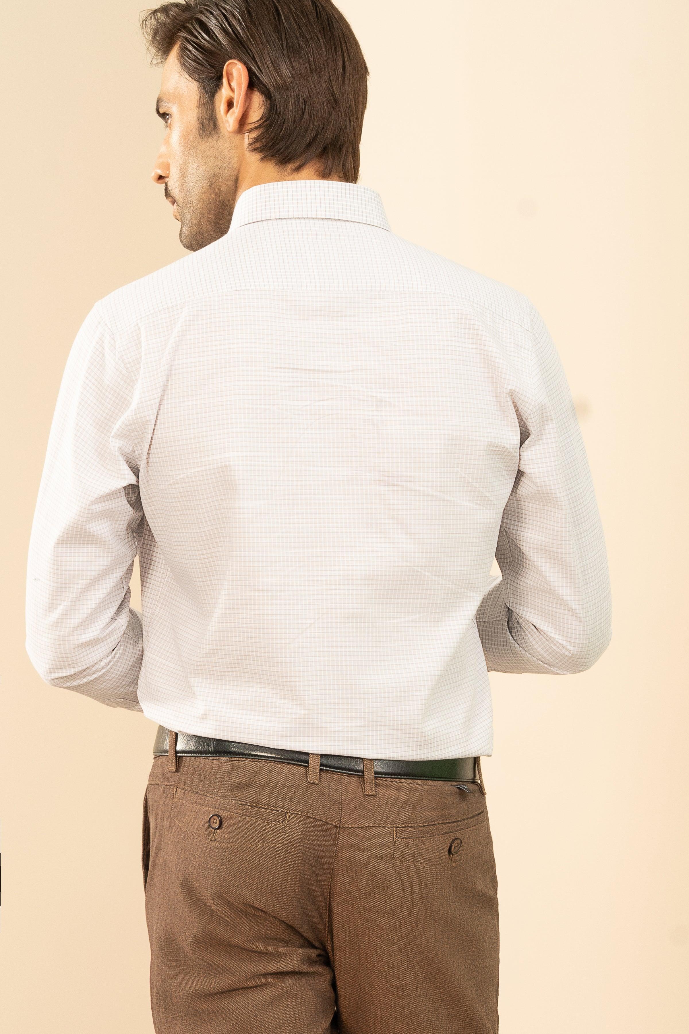 SEMI FORMAL GREY WHITE at Charcoal Clothing