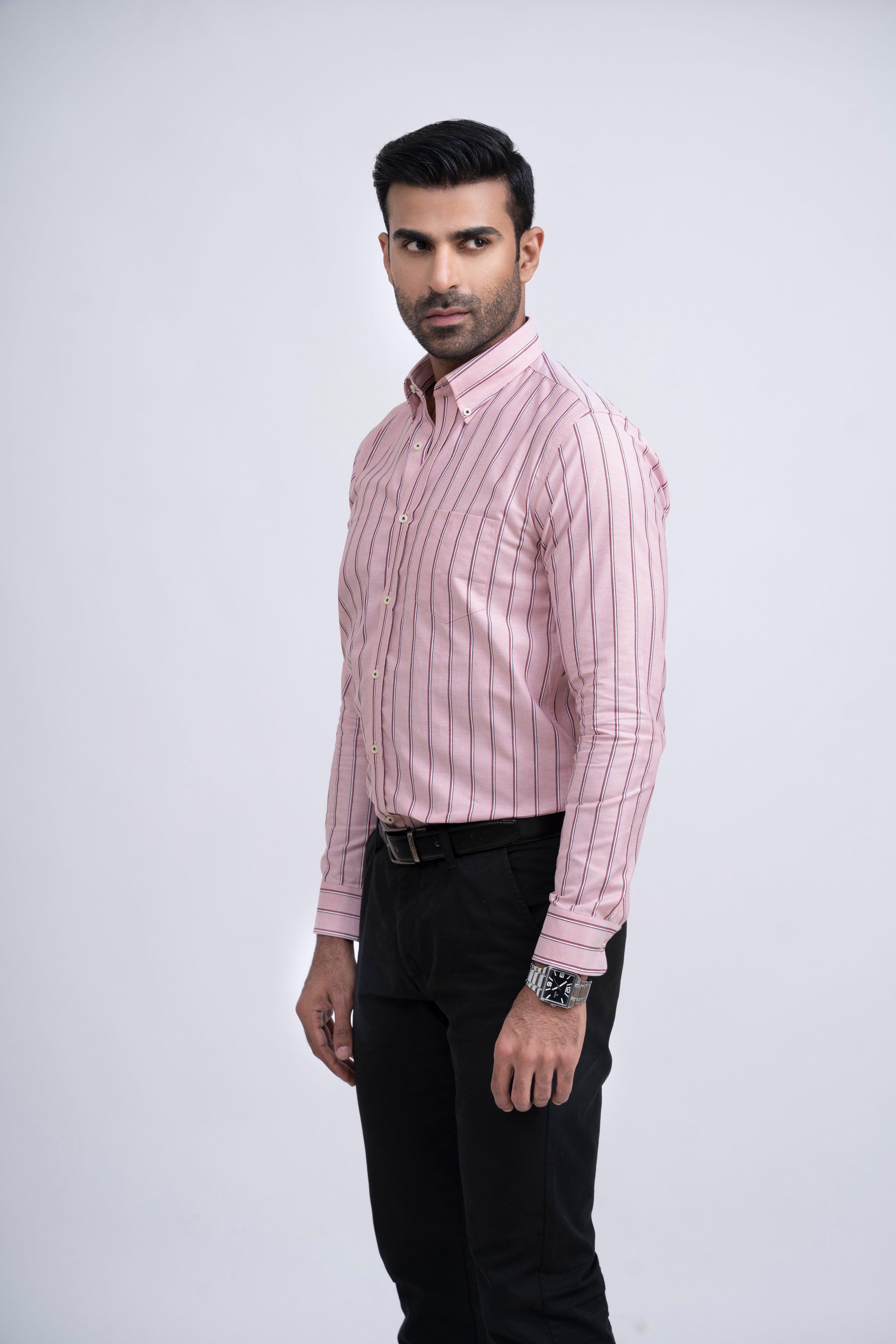 SEMI FORMAL SHIRT RED WINE at Charcoal Clothing
