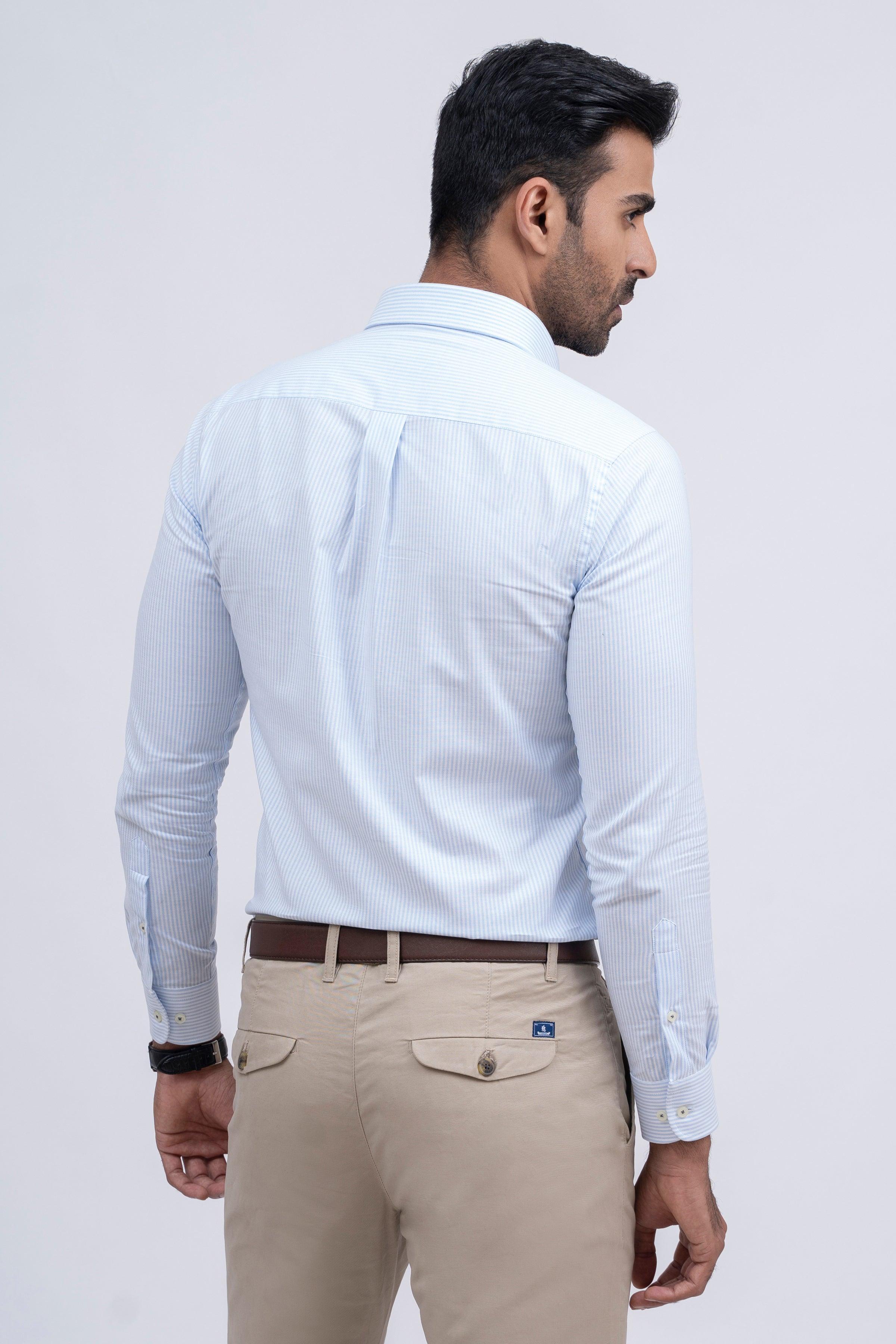 SEMI FORMAL SHIRT SKY WHITE at Charcoal Clothing
