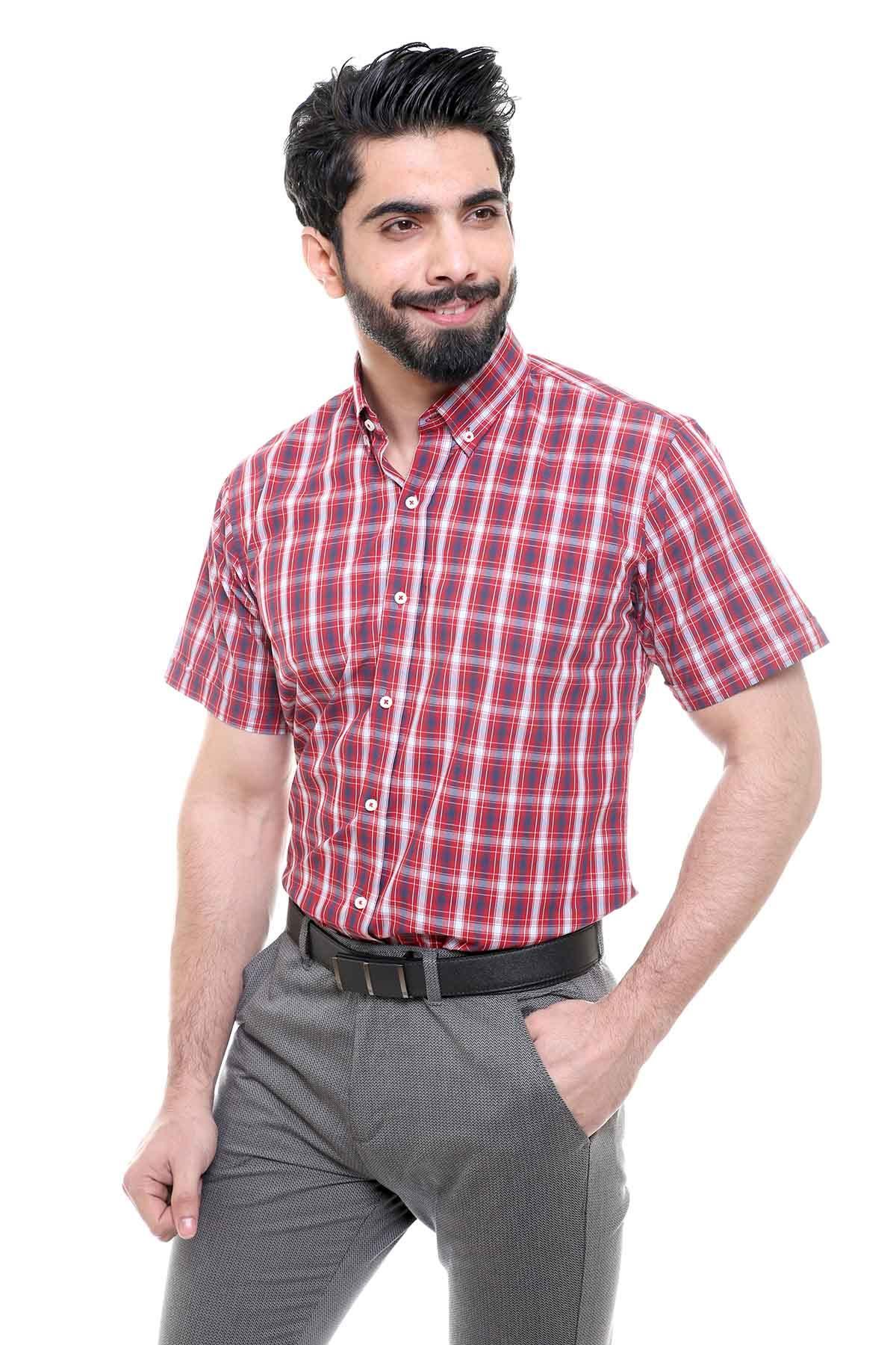 Button Down Half Sleeve Shirt