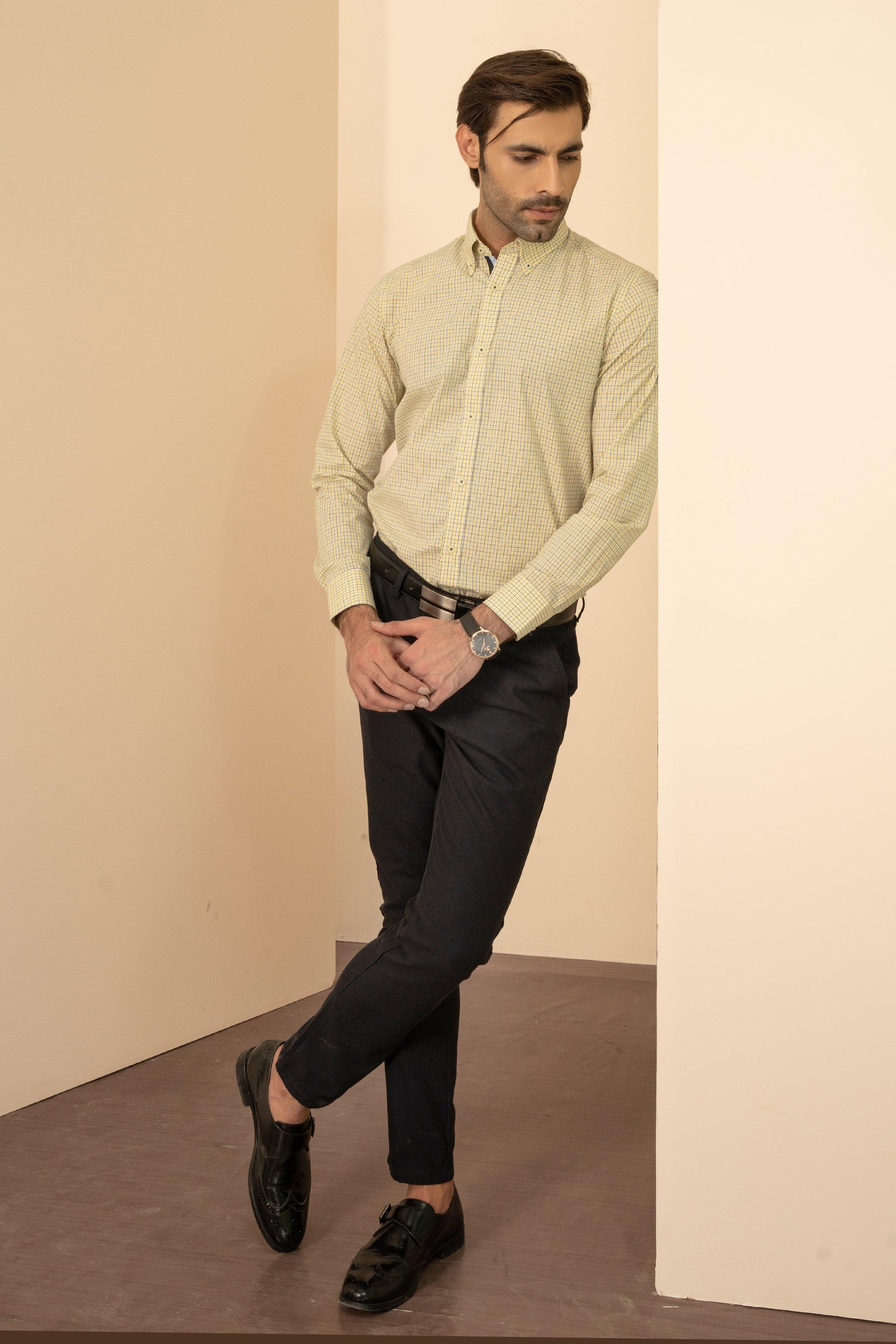 SEMI FORMAL YELLOW BLUE at Charcoal Clothing