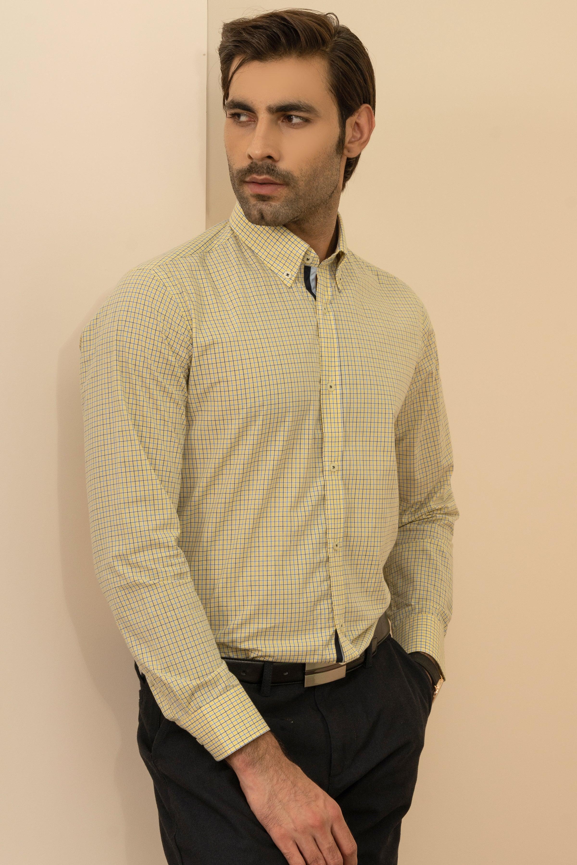 SEMI FORMAL YELLOW BLUE at Charcoal Clothing