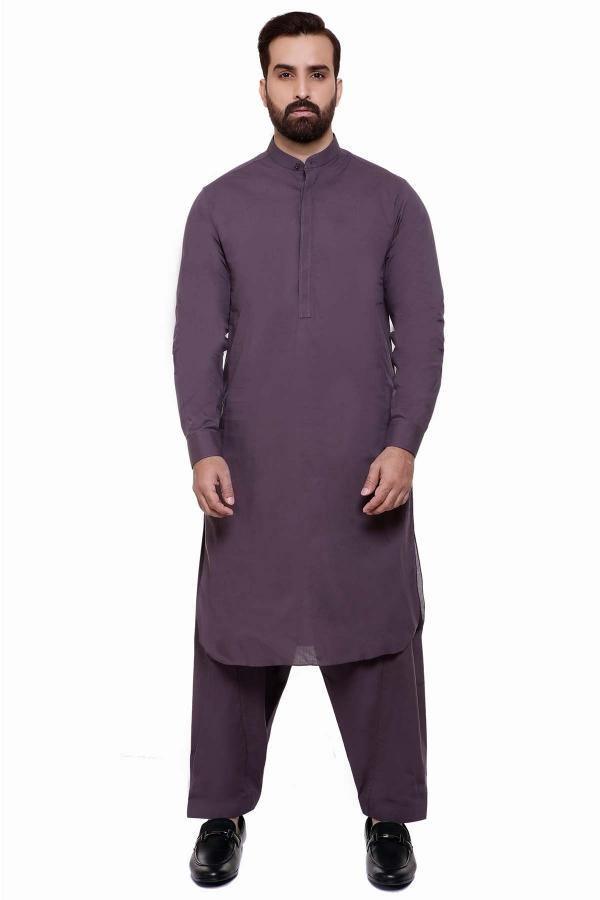 SHALWAR KAMEEZ BAN COLLAR FALSA at Charcoal Clothing