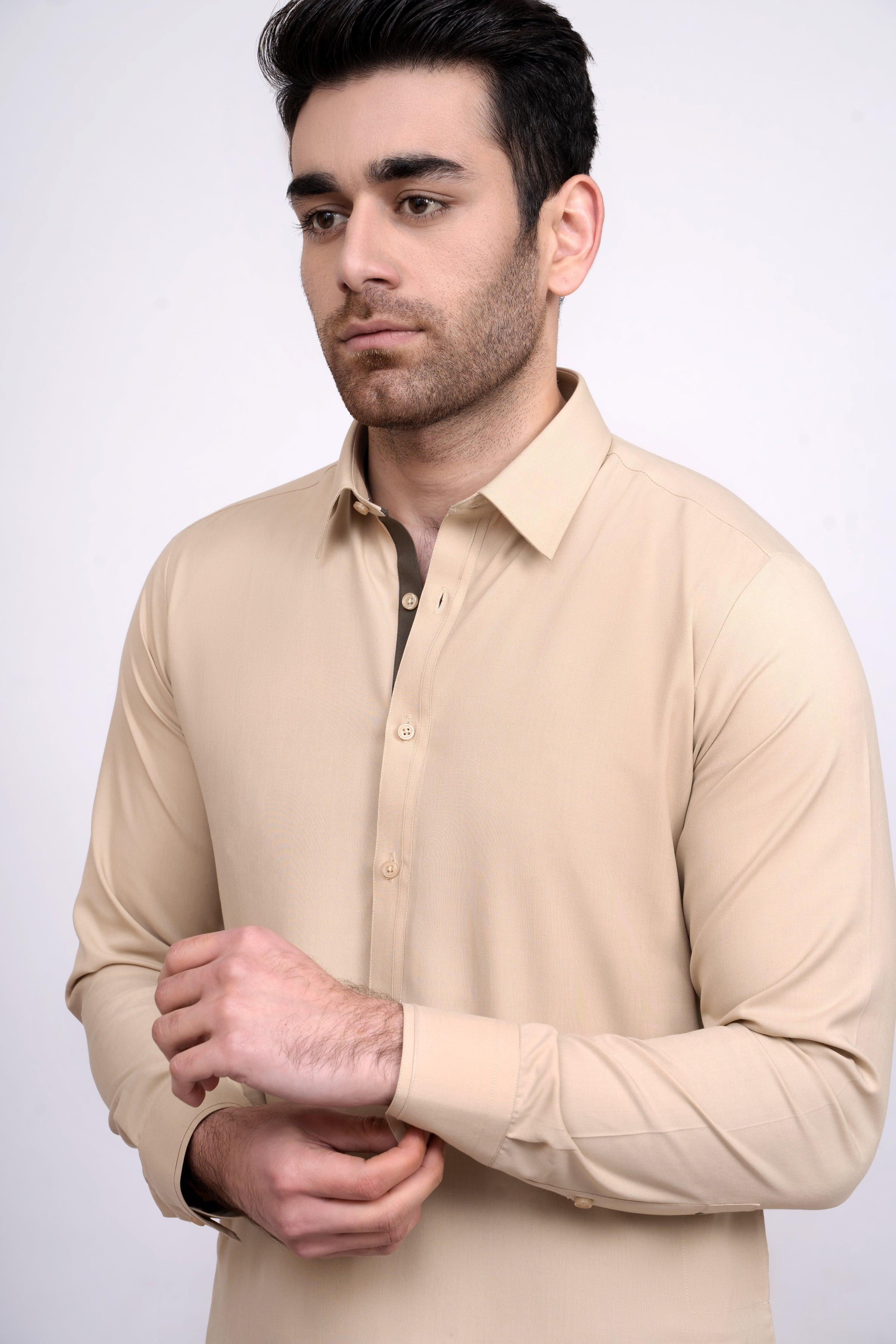 SHALWAR KAMEEZ BEIGE at Charcoal Clothing
