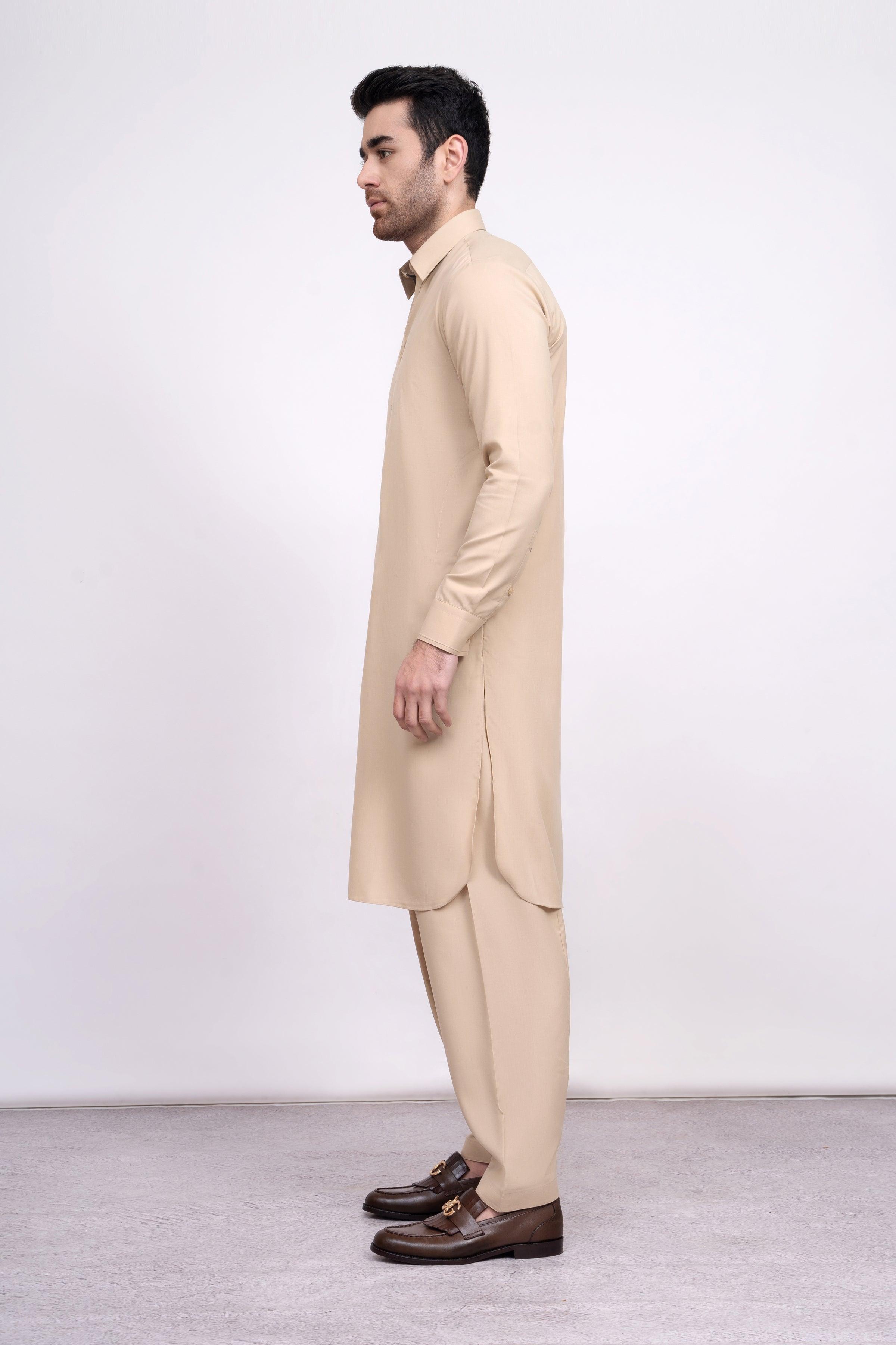 SHALWAR KAMEEZ BEIGE at Charcoal Clothing