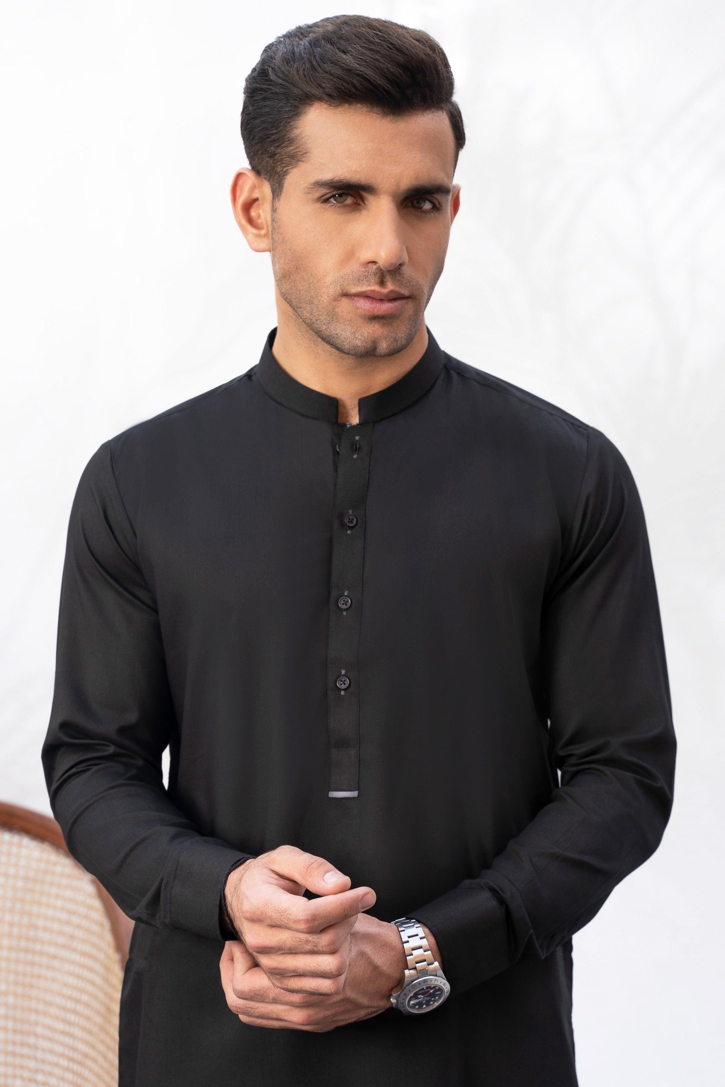 SHALWAR KAMEEZ BLACK at Charcoal Clothing